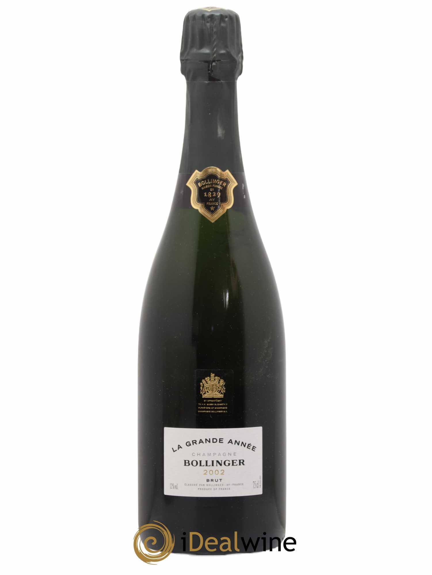 La Grande Année Brut Bollinger 2002 - Lot de 1 bouteille - 0