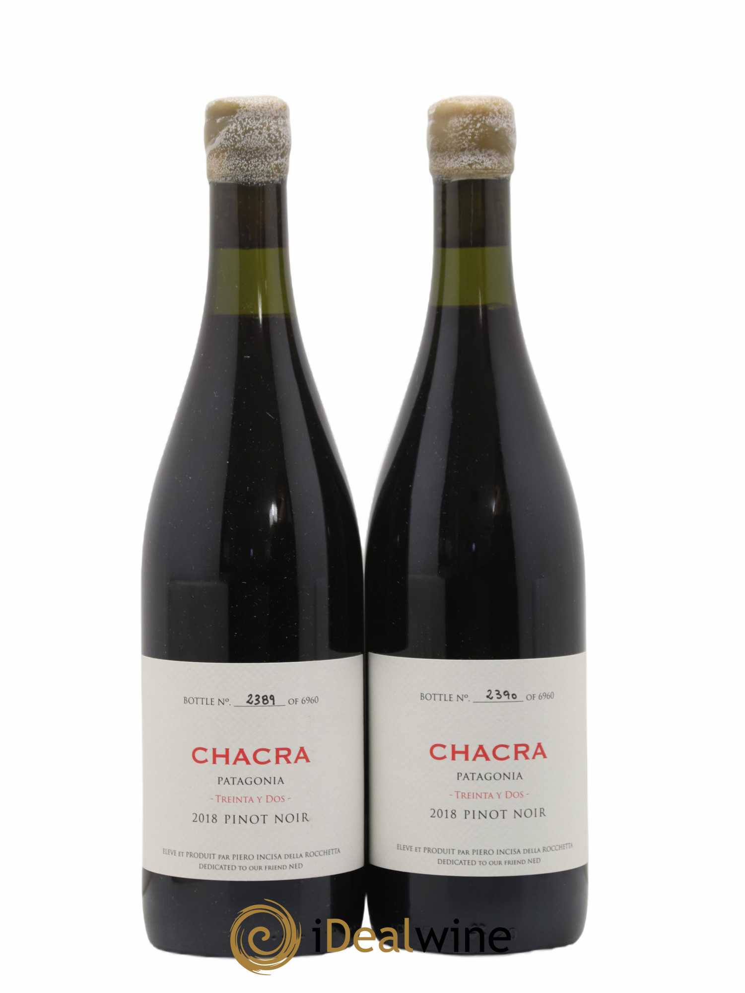 Patagonie Bodega Chacra Treinta y Dos 2018 - Lot of 2 bottles - 0