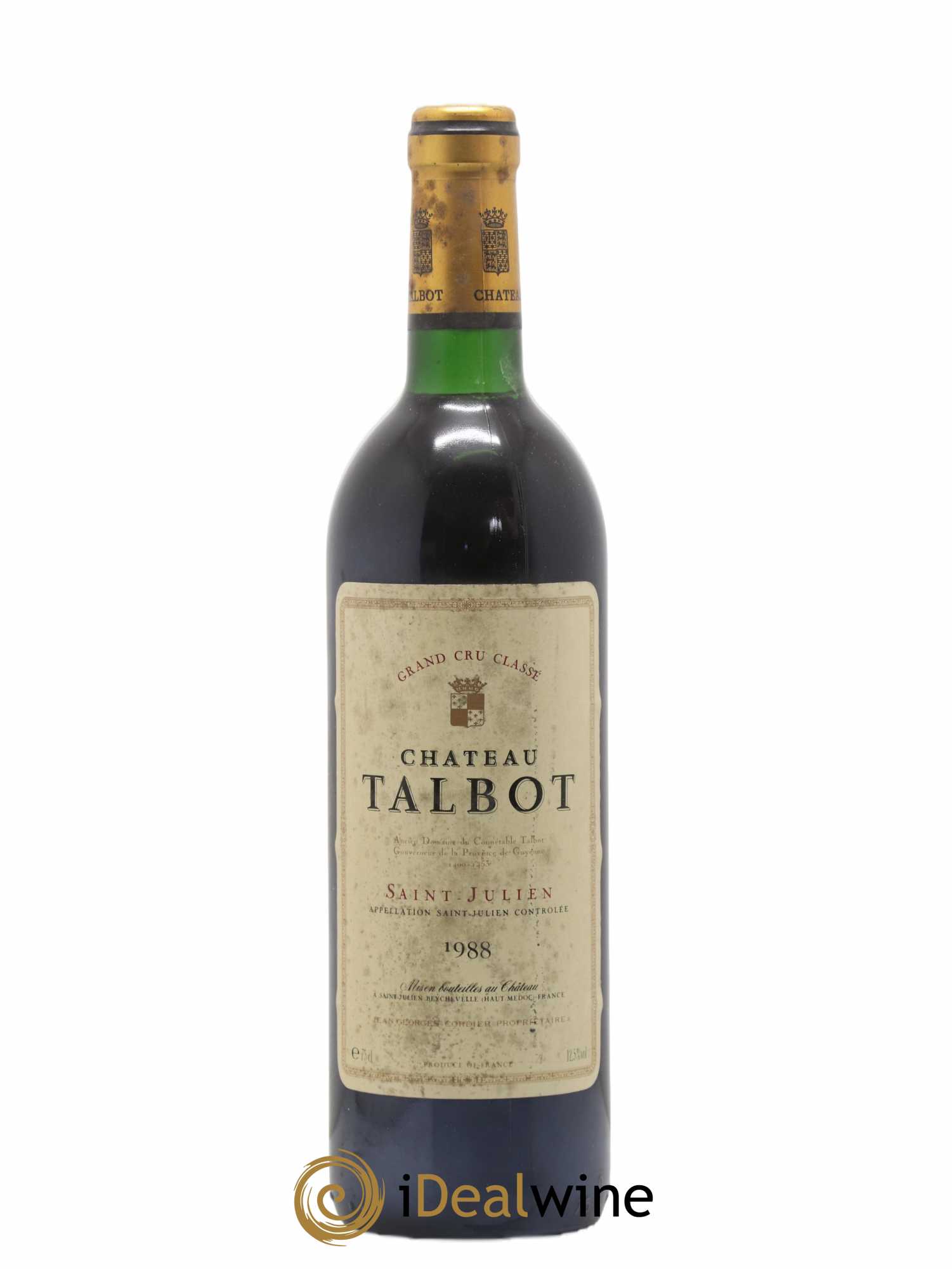 Château Talbot 4ème Grand Cru Classé 1988 - Lot de 1 bouteille - 0