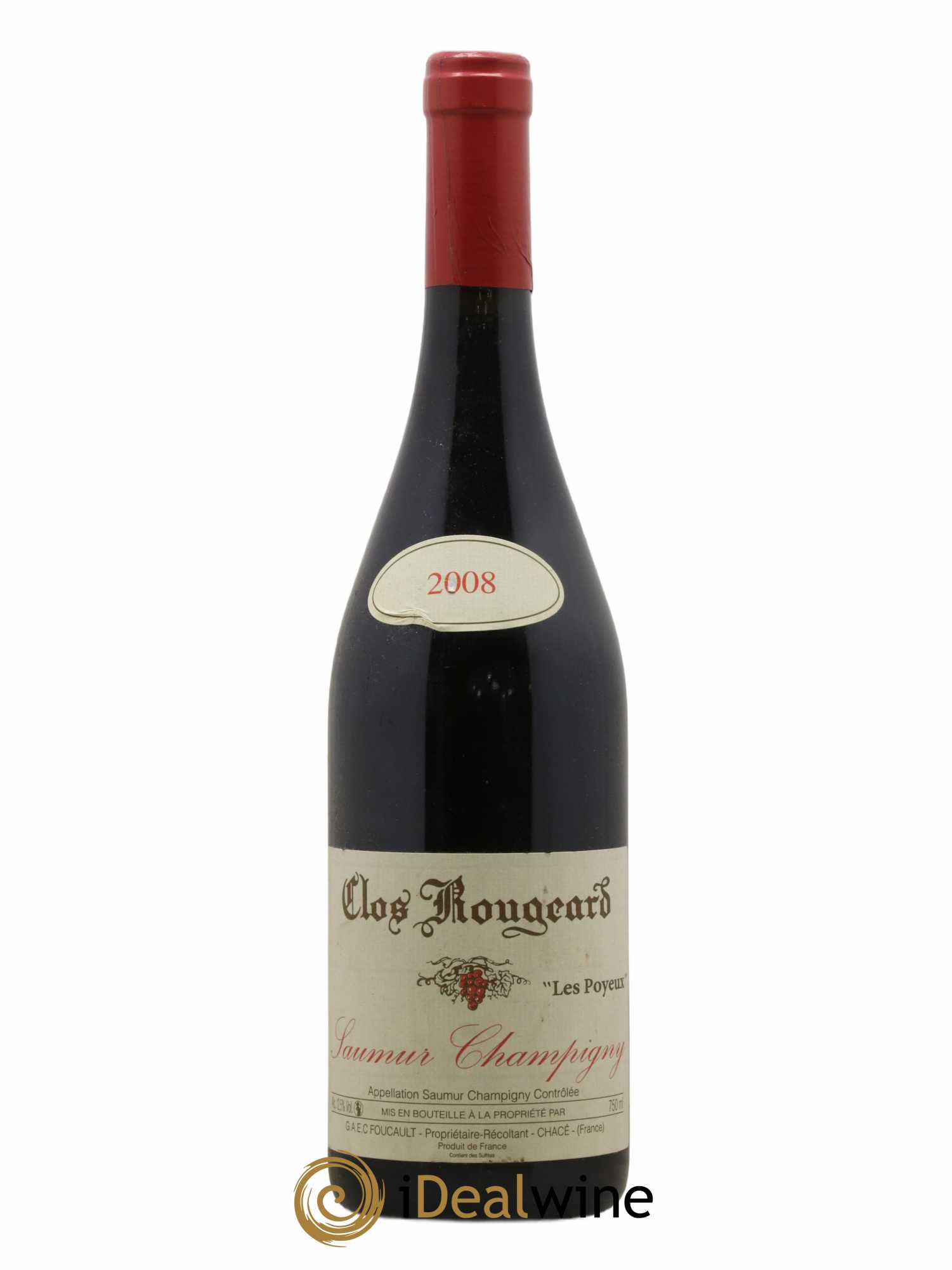 Saumur-Champigny Les Poyeux Clos Rougeard 2008 - Lot de 1 bouteille - 0