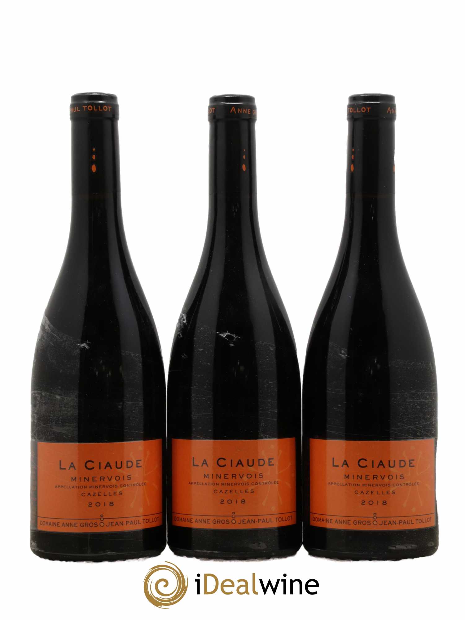 Minervois La Ciaude Anne Gros & Jean-Paul Tollot 2018 - Lot de 3 bouteilles - 0