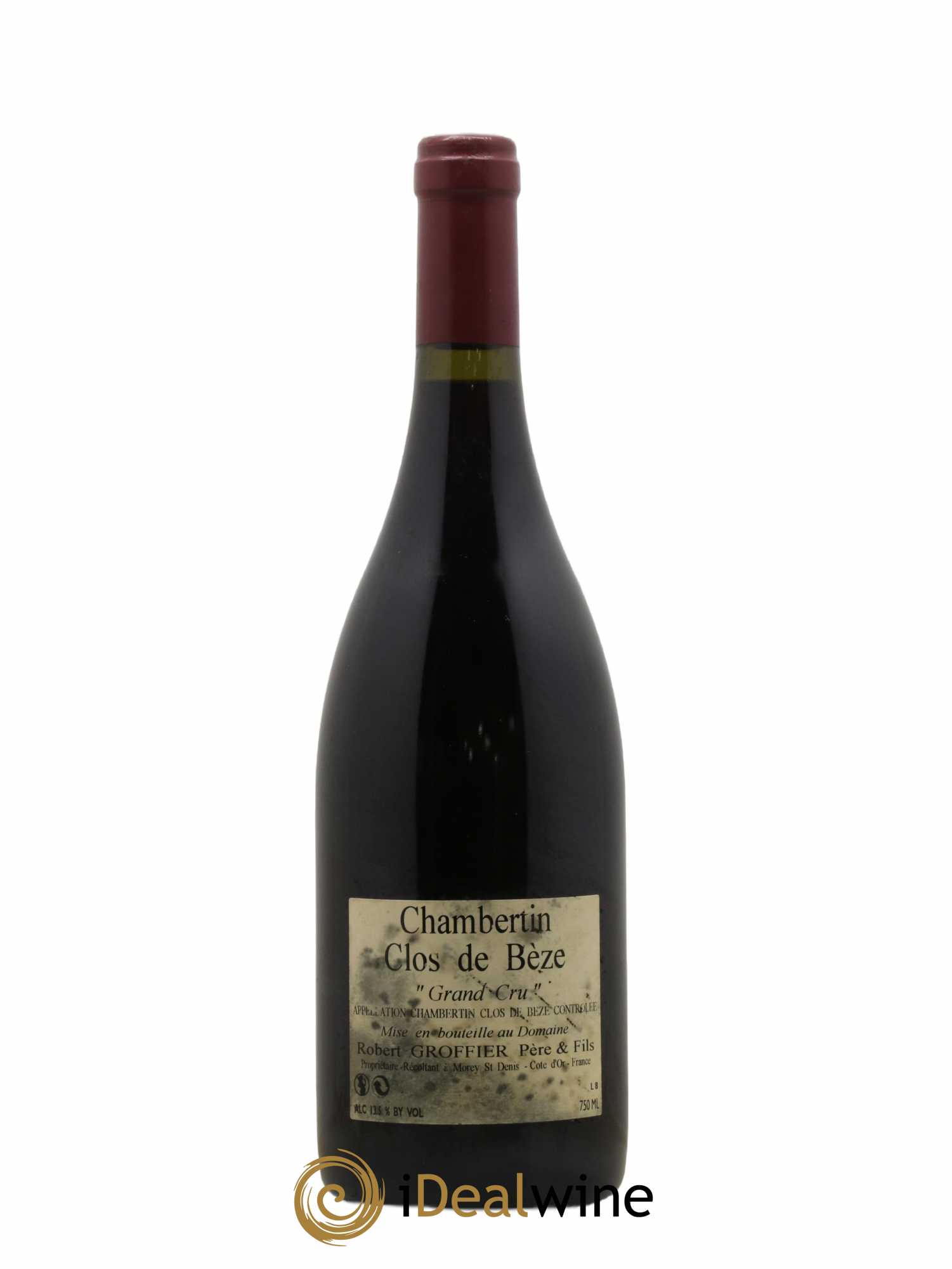 Chambertin Clos de Bèze Grand Cru Robert Groffier Père & Fils (Domaine) 2007 - Lot de 1 bouteille - 1