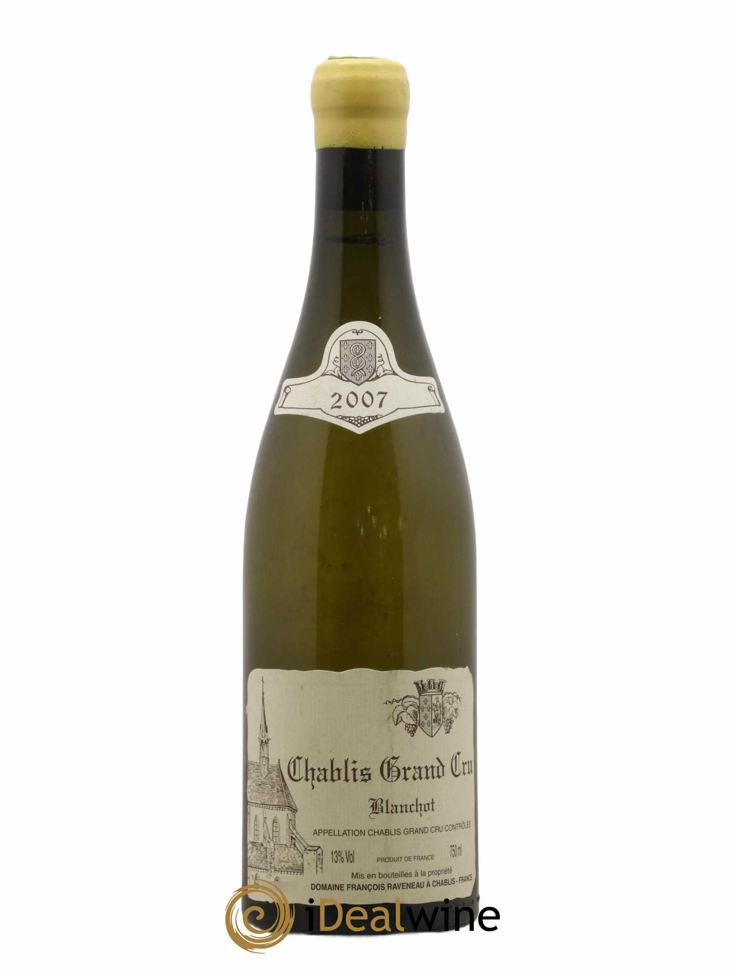 Chablis Grand Cru Blanchot Raveneau (Domaine) 2007 - Lot de 1 bouteille - 0