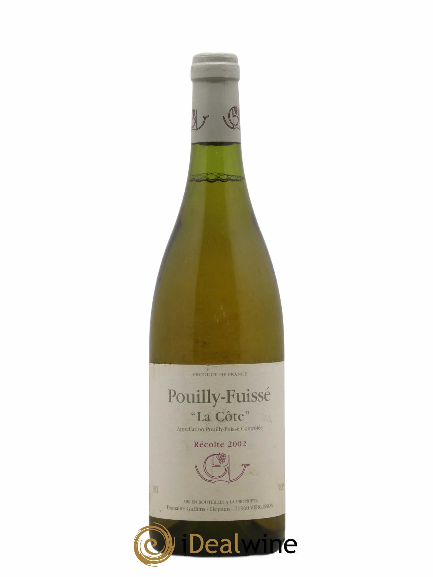 Pouilly-Fuissé La Côte Domaine Guffens Heynen 2002 - Posten von 1 Flasche - 0