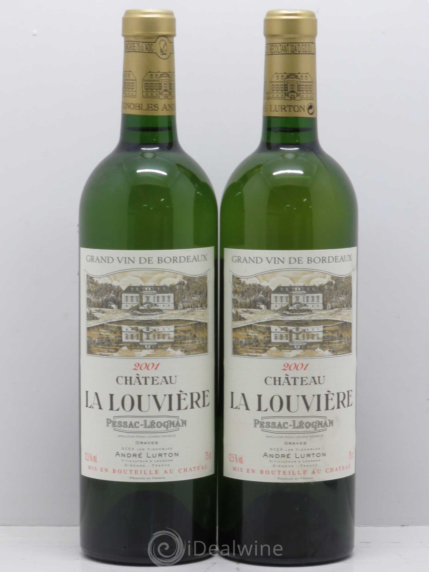 Château la Louvière 2001 - Lot de 5 bouteilles - 2