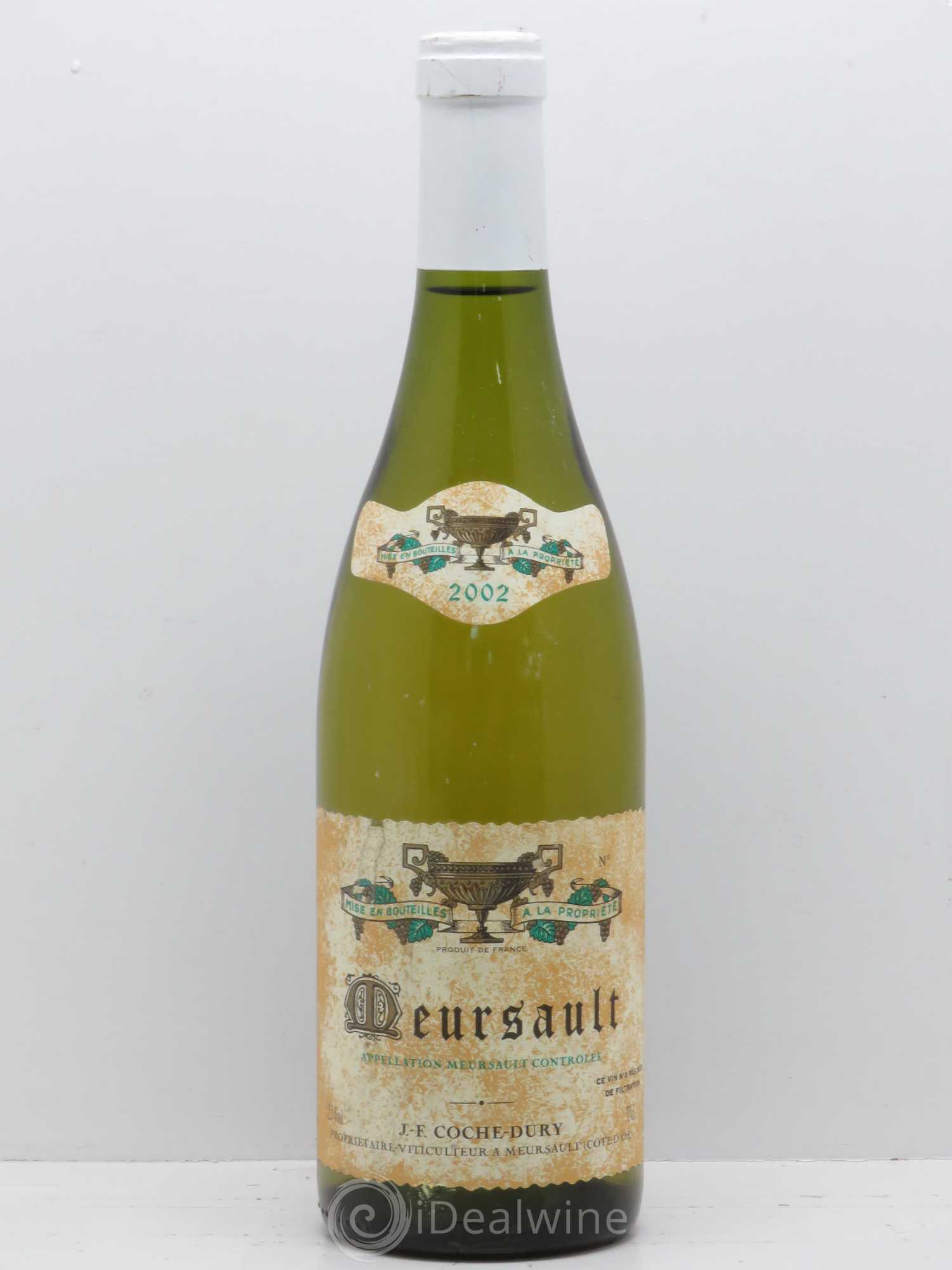 Meursault Coche Dury (Domaine) 2002 - Lot de 1 bouteille - 0