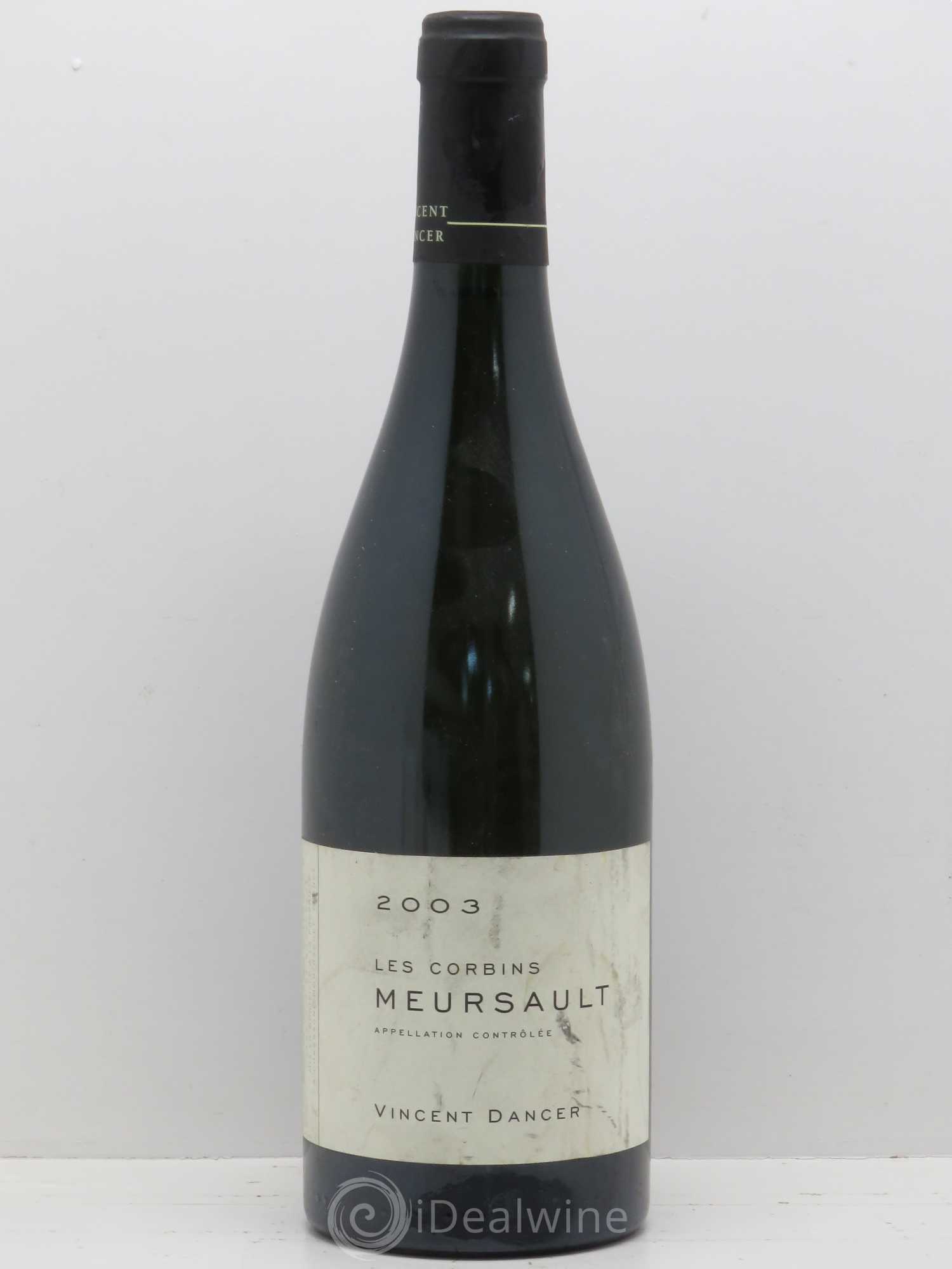 Meursault Les Corbins Vincent Dancer 2003 - Lot de 1 bouteille - 0