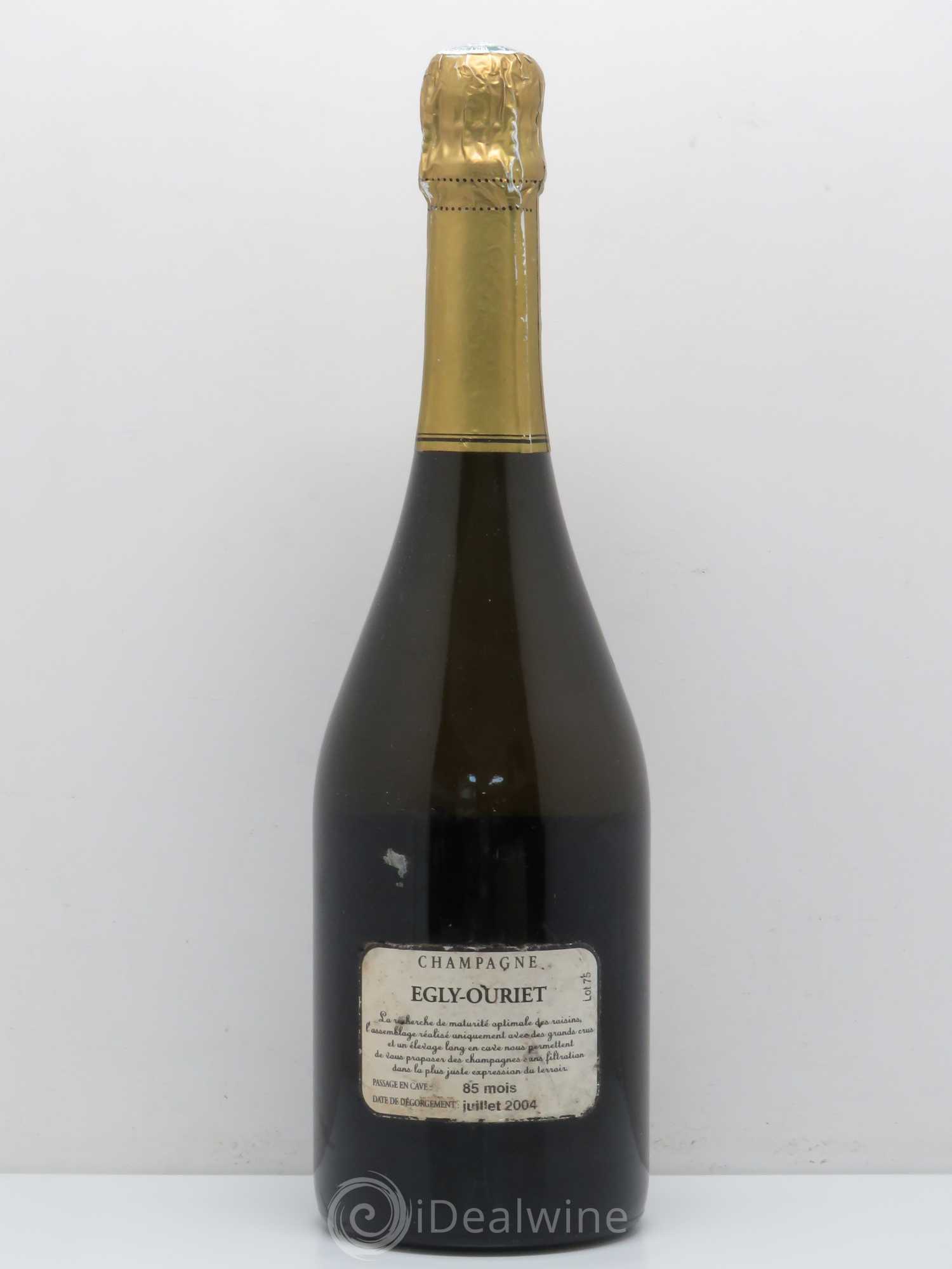 Grand Cru Brut Egly-Ouriet 1996 - Lot de 1 bouteille - 1