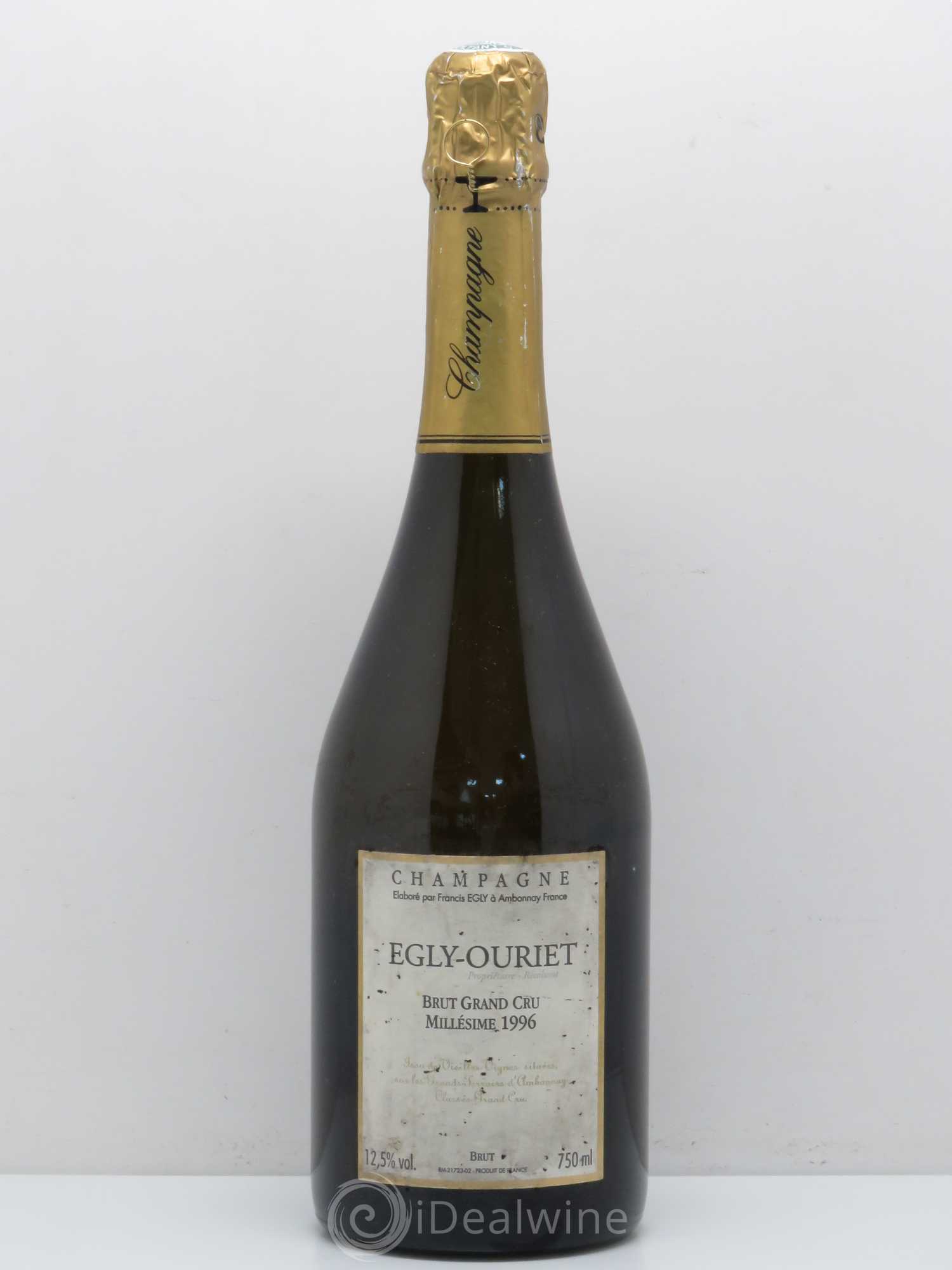 Grand Cru Brut Egly-Ouriet 1996 - Lot de 1 bouteille - 0