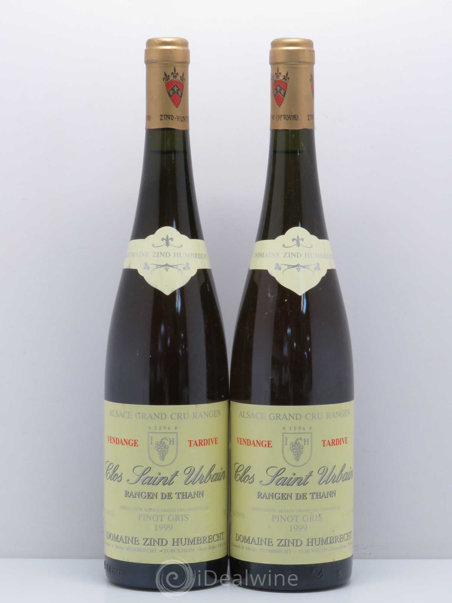 Alsace Pinot Gris (anciennement Tokay) Vendanges Tardives Zind-Humbrecht (Domaine) 1999 - Lot de 2 bouteilles - 0