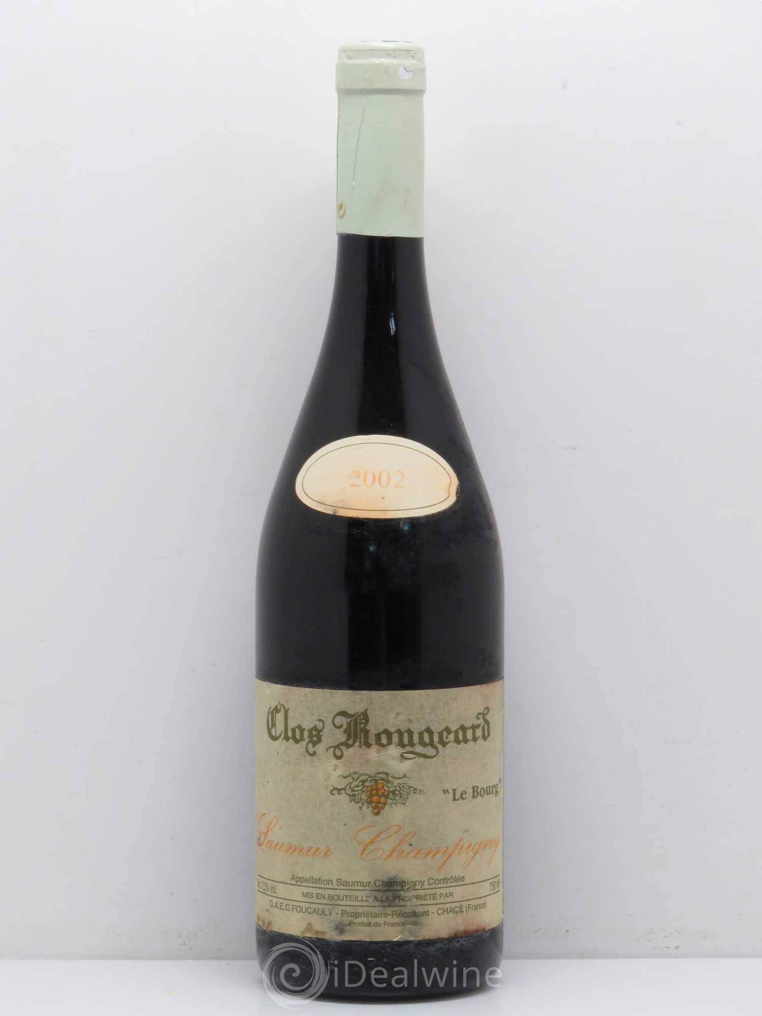 Saumur-Champigny Le Bourg Clos Rougeard 2002 - Lot de 1 bouteille - 0