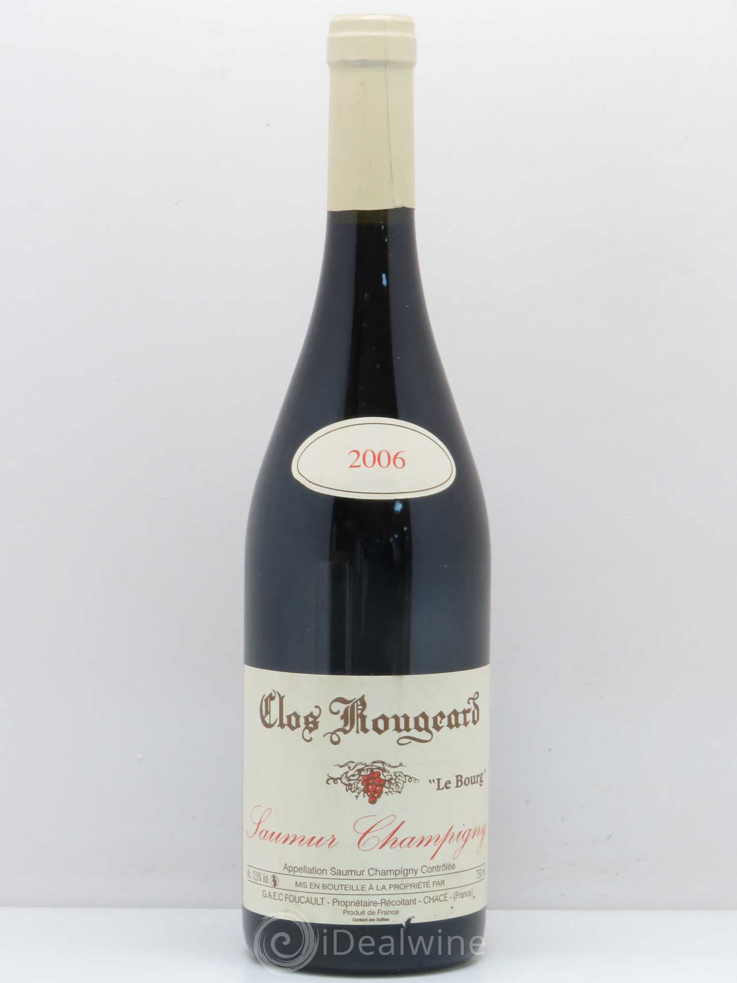 Saumur-Champigny Le Bourg Clos Rougeard 2006 - Lot de 1 bouteille - 0