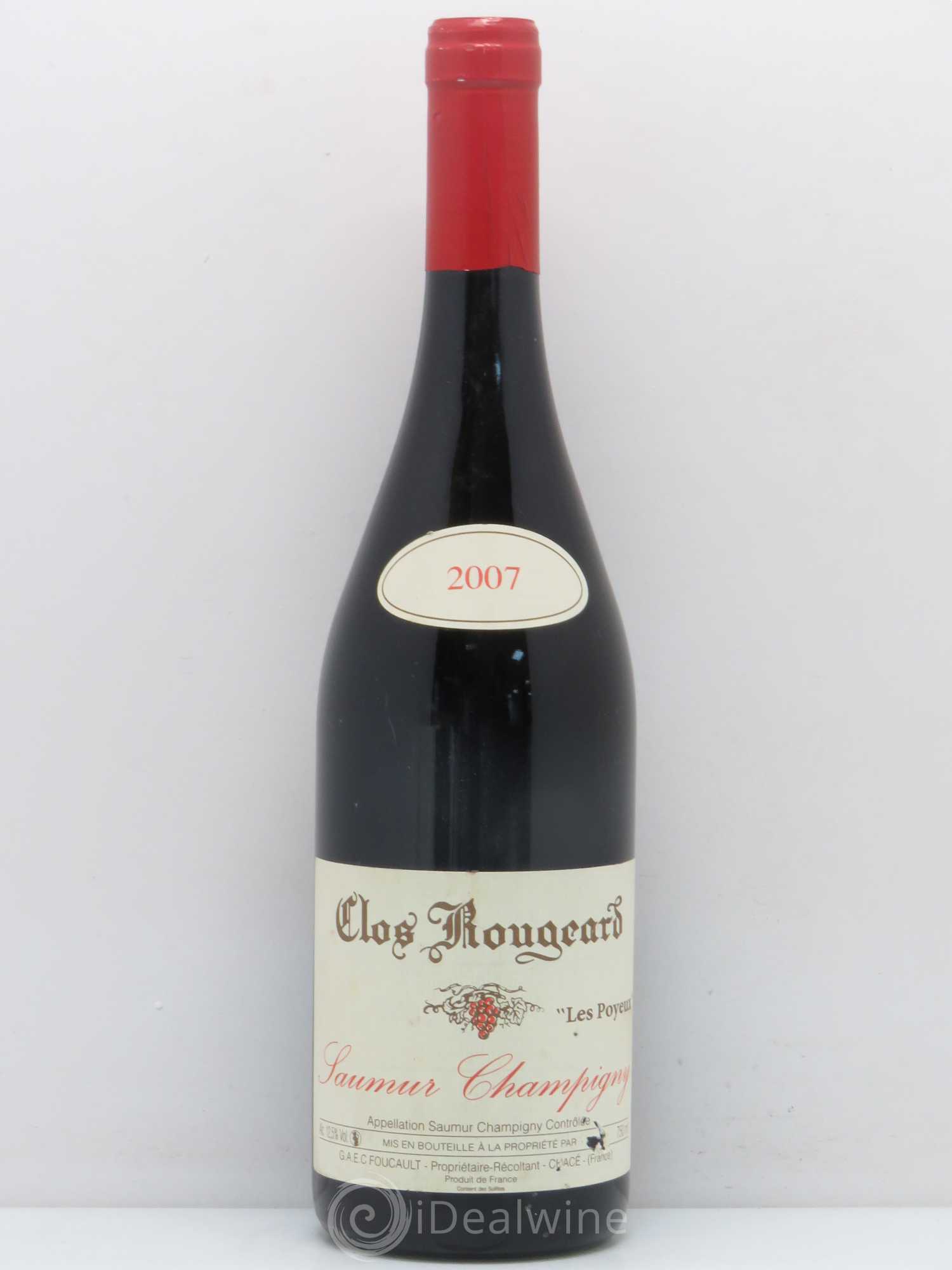 Saumur-Champigny Les Poyeux Clos Rougeard 2007 - Lot de 1 bouteille - 0