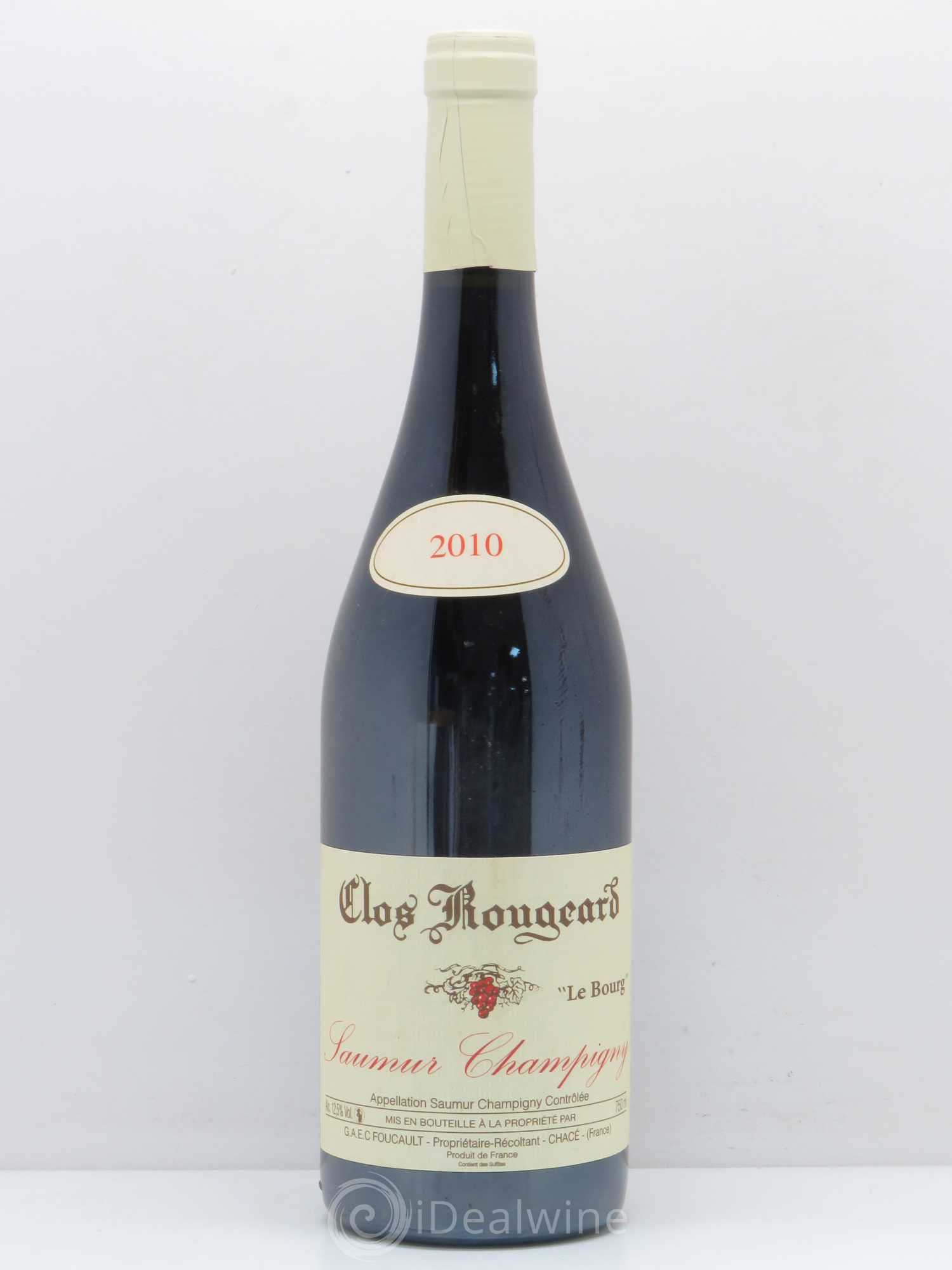 Saumur-Champigny Le Bourg Clos Rougeard 2010 - Lot de 1 bouteille - 0