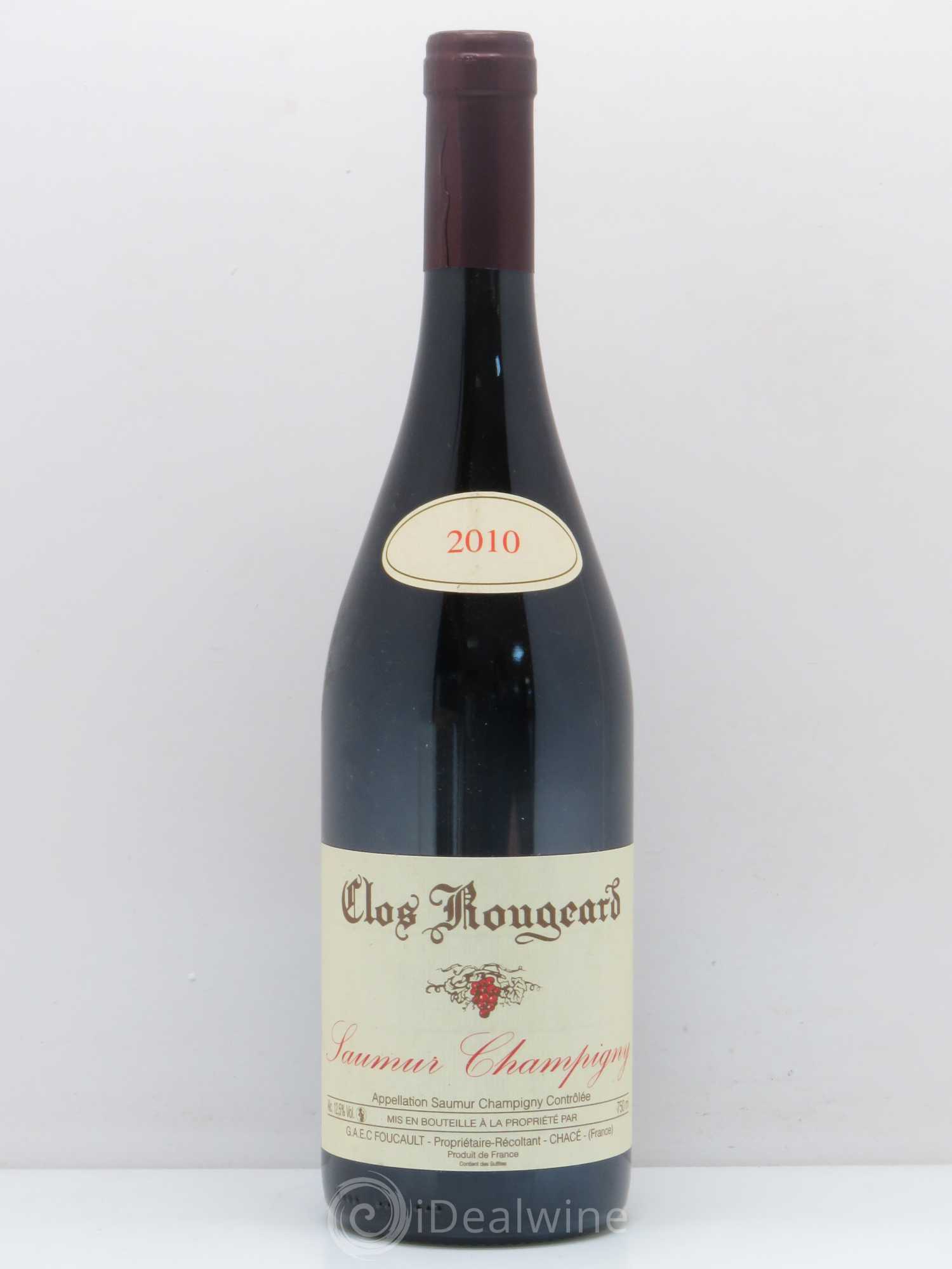 Saumur-Champigny Clos Rougeard 2010 - Lot de 1 bouteille - 0