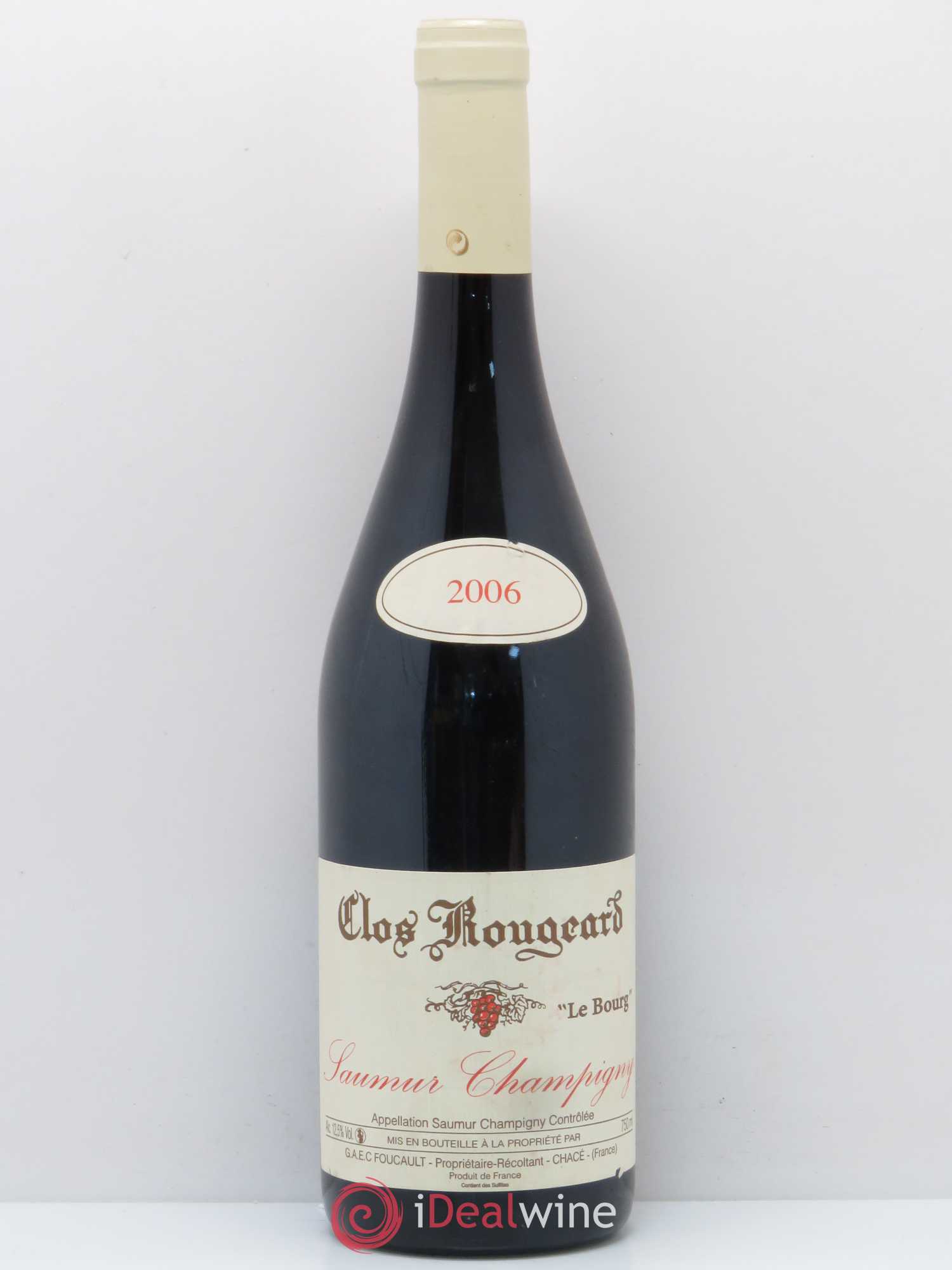 Saumur-Champigny Le Bourg Clos Rougeard 2006 - Lot de 1 bouteille - 0