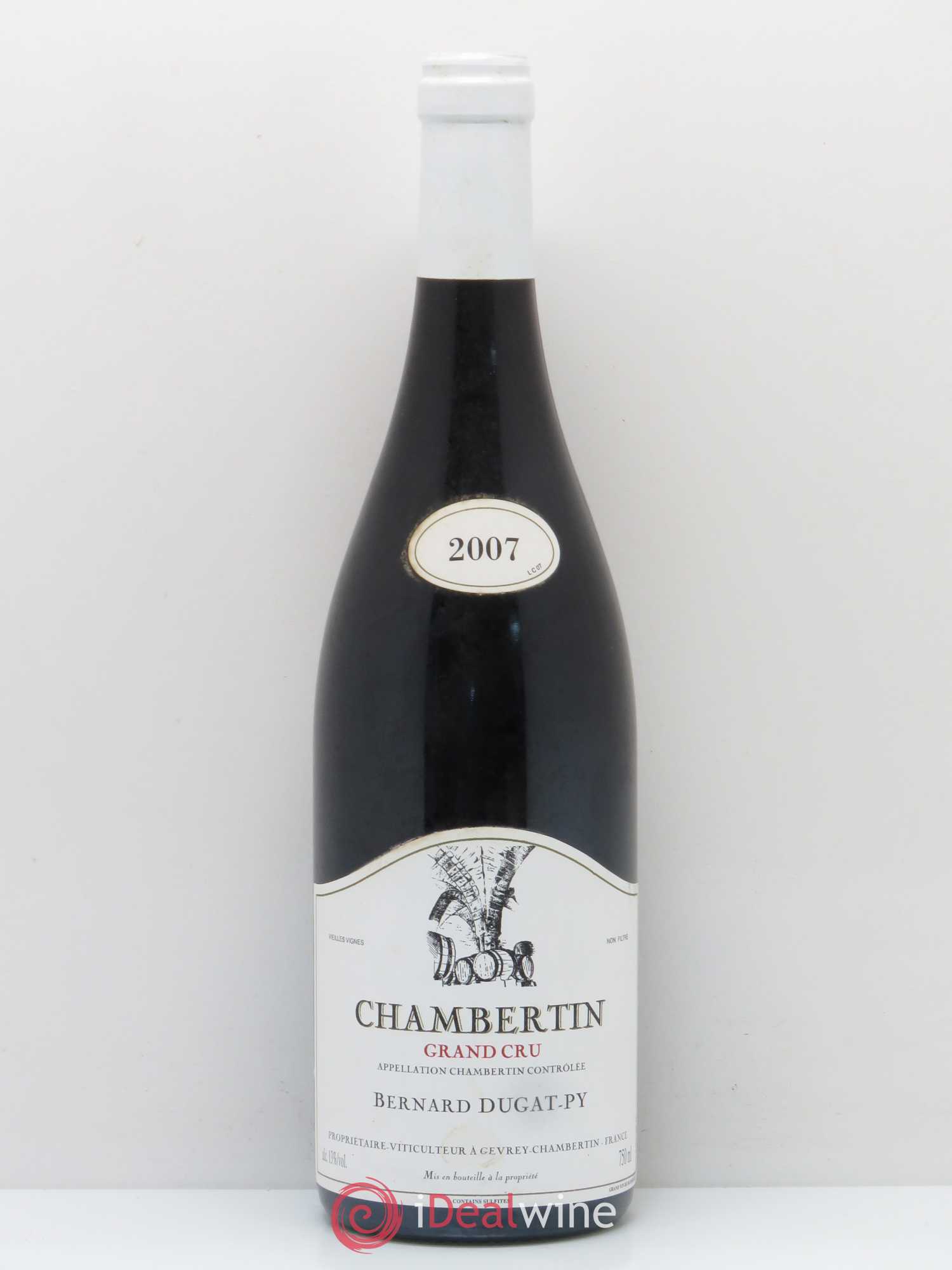 Chambertin Grand Cru Vieilles Vignes Dugat-Py Vieilles Vignes 2007 - Lot de 1 bouteille - 0