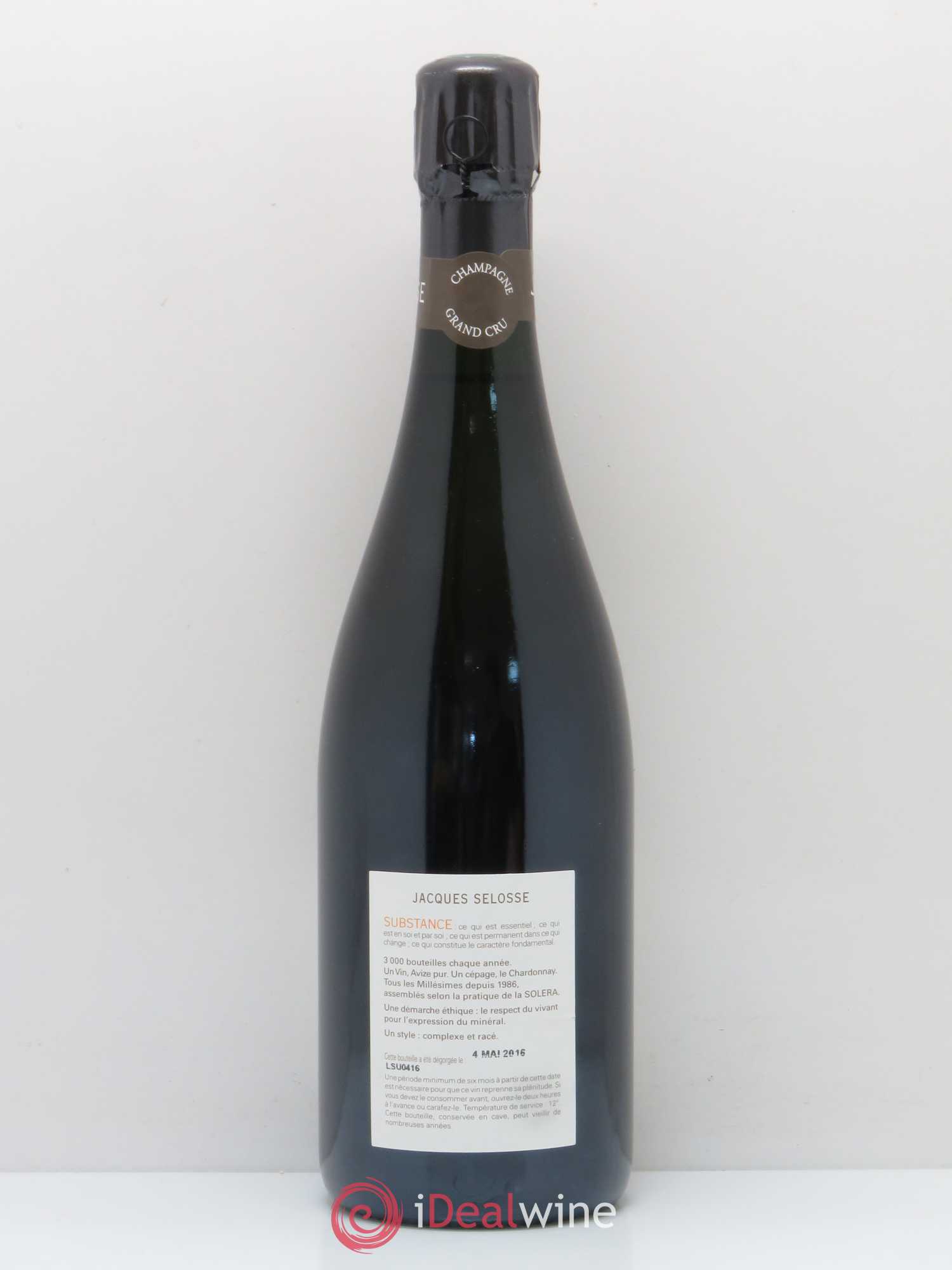 Substance Jacques Selosse - Lot de 1 bouteille - 1