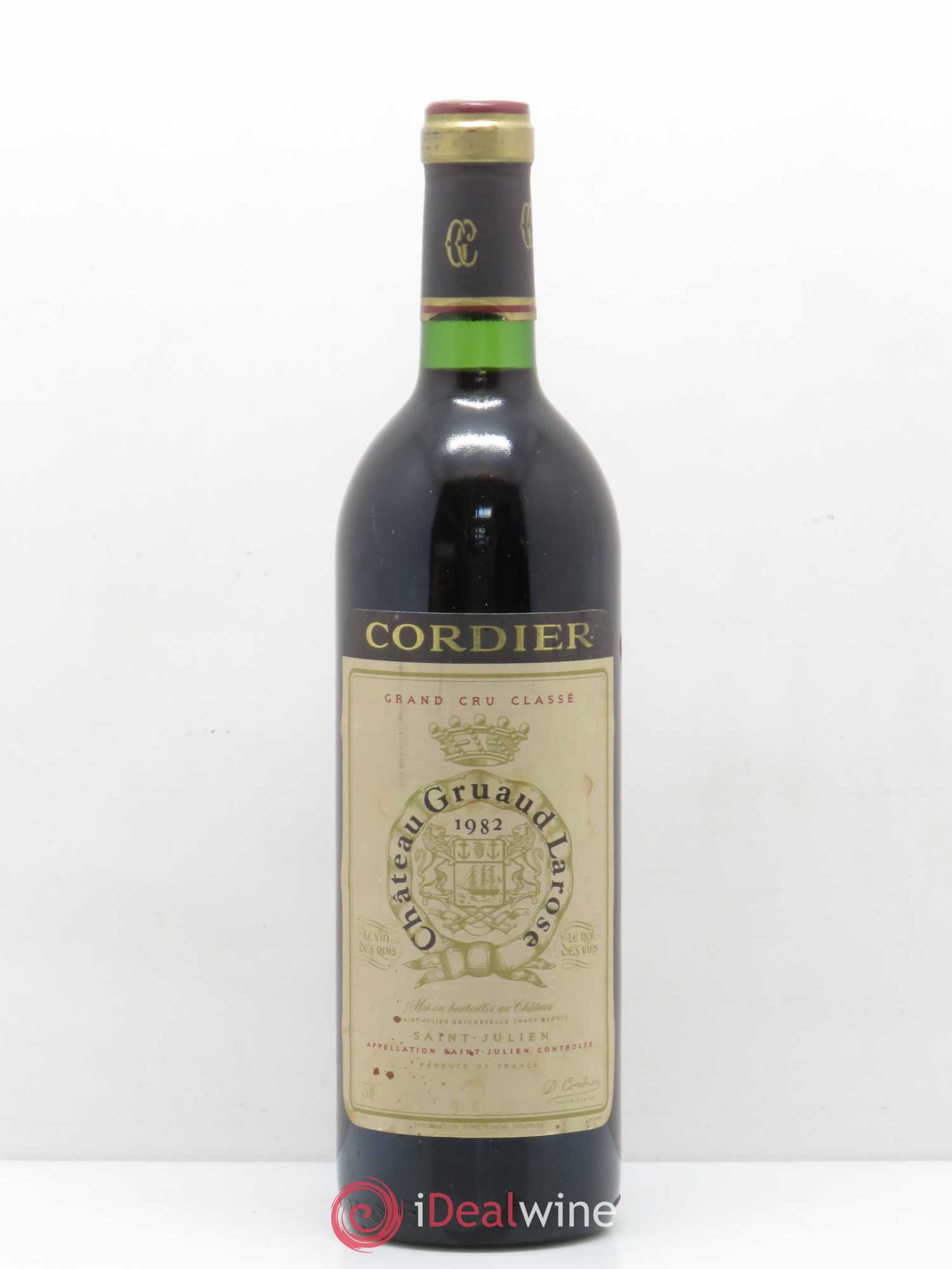 Château Gruaud Larose 2ème Grand Cru Classé 1982 - Lot de 1 bouteille - 0