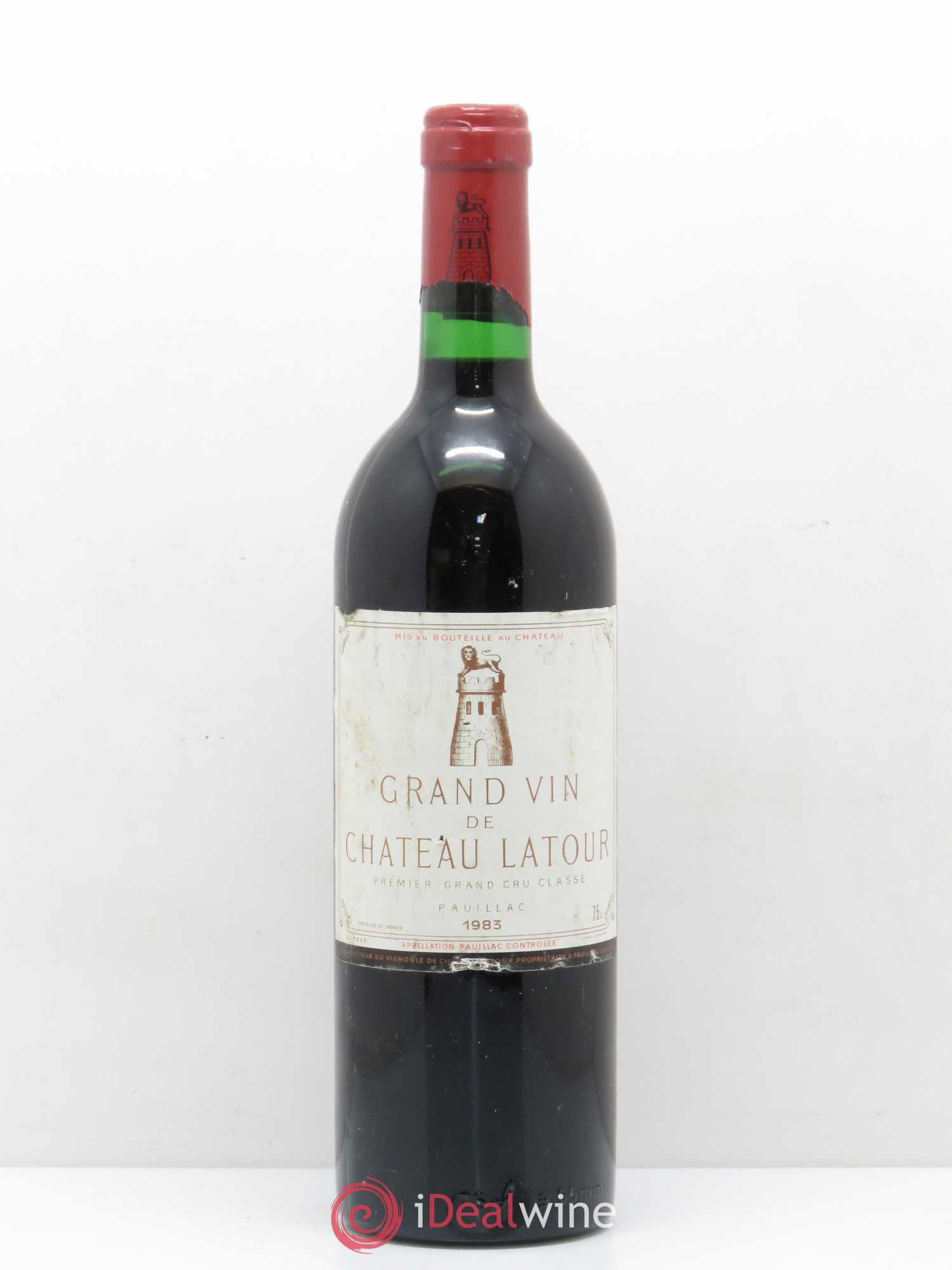 Château Latour 1er Grand Cru Classé 1983 - Lot de 1 bouteille - 0