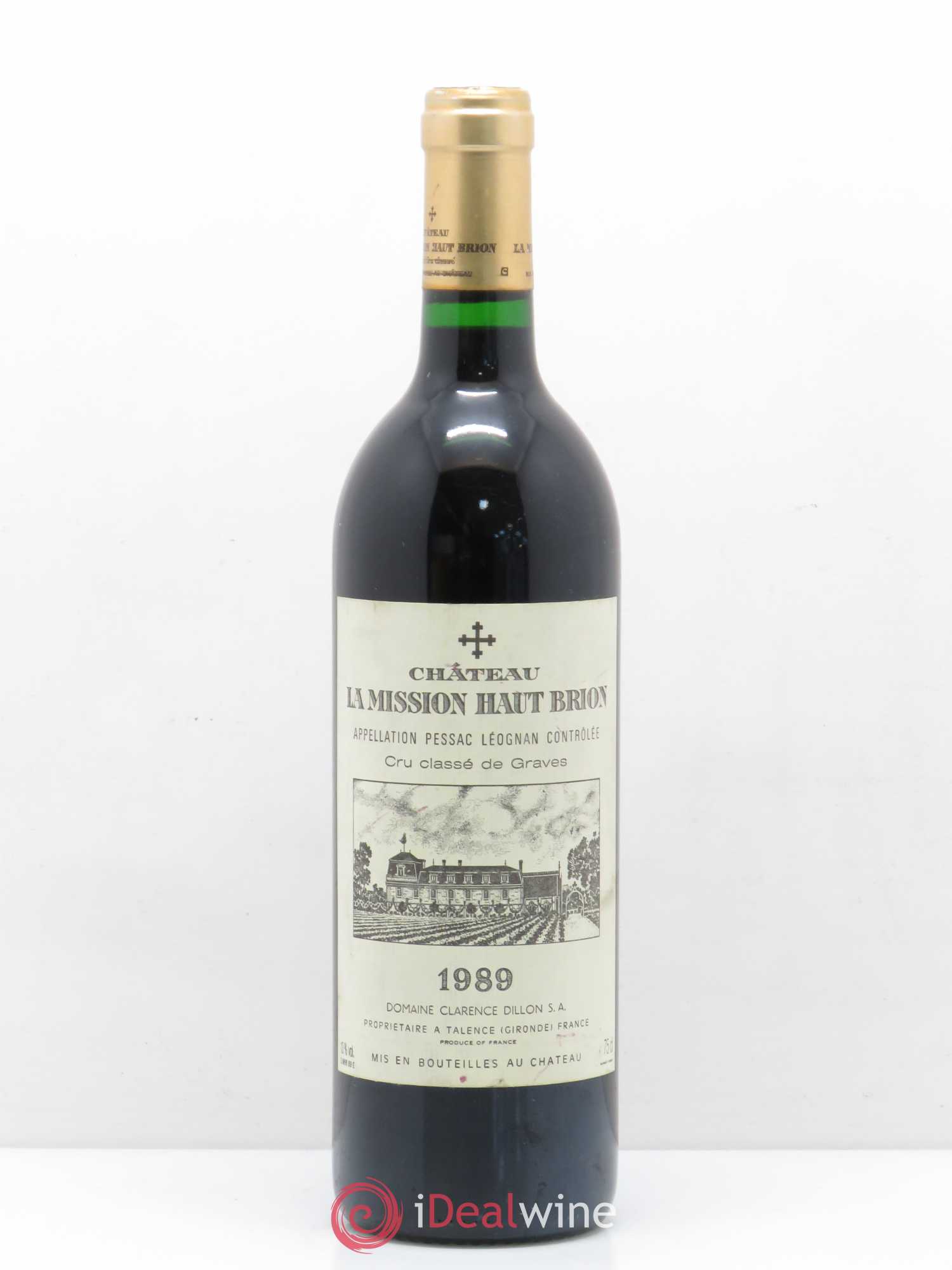 Château la Mission Haut-Brion Cru Classé de Graves 1989 - Lot de 1 bouteille - 0