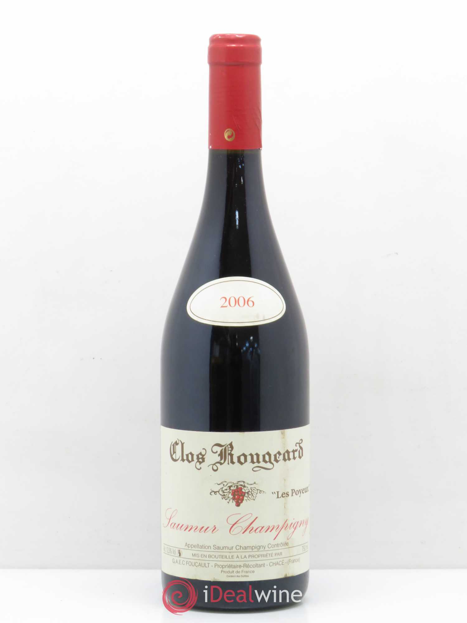 Saumur-Champigny Les Poyeux Clos Rougeard 2006 - Lot de 1 bouteille - 0
