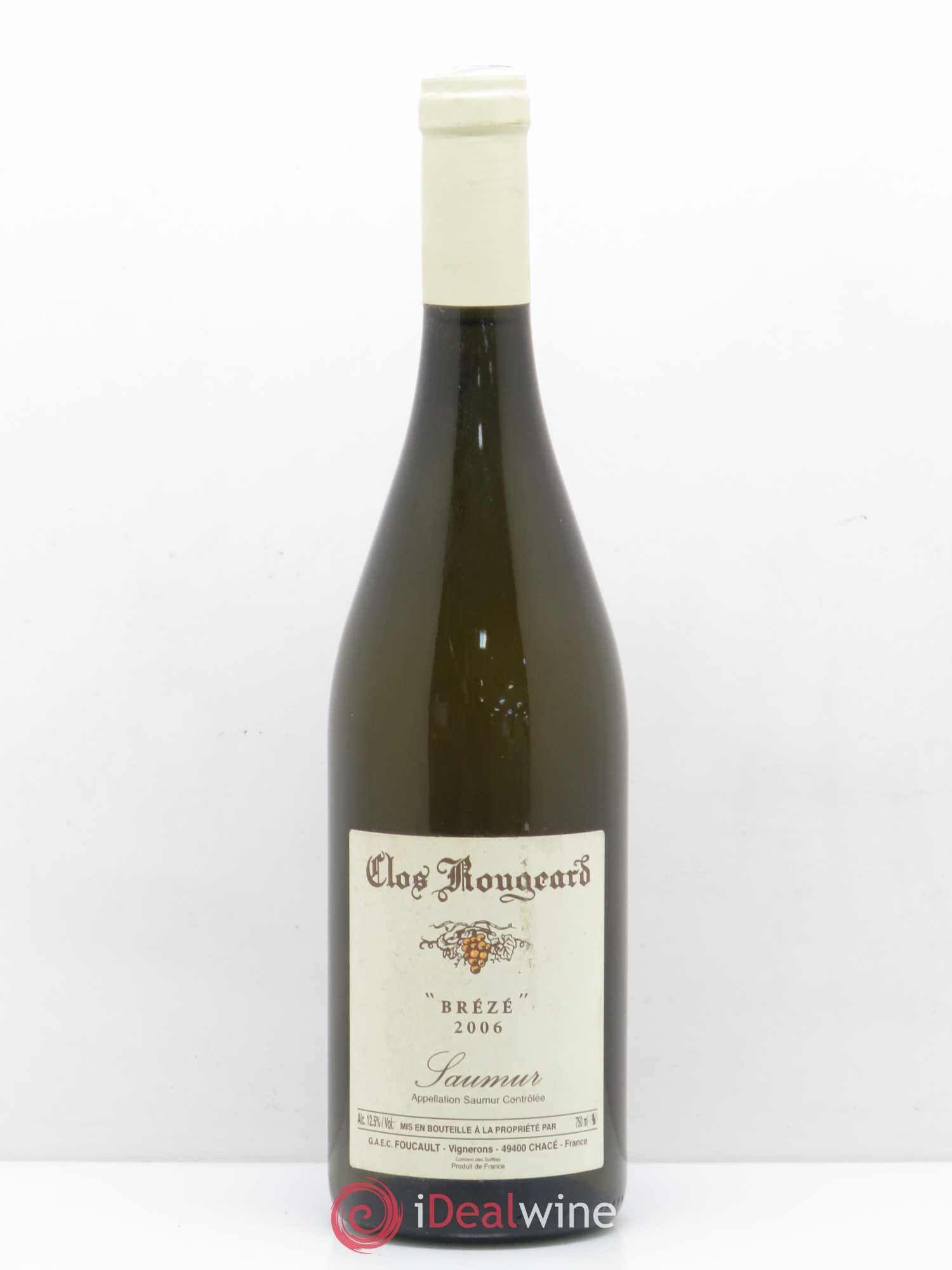 Saumur Brézé Clos Rougeard 2006 - Lot de 1 bouteille - 0
