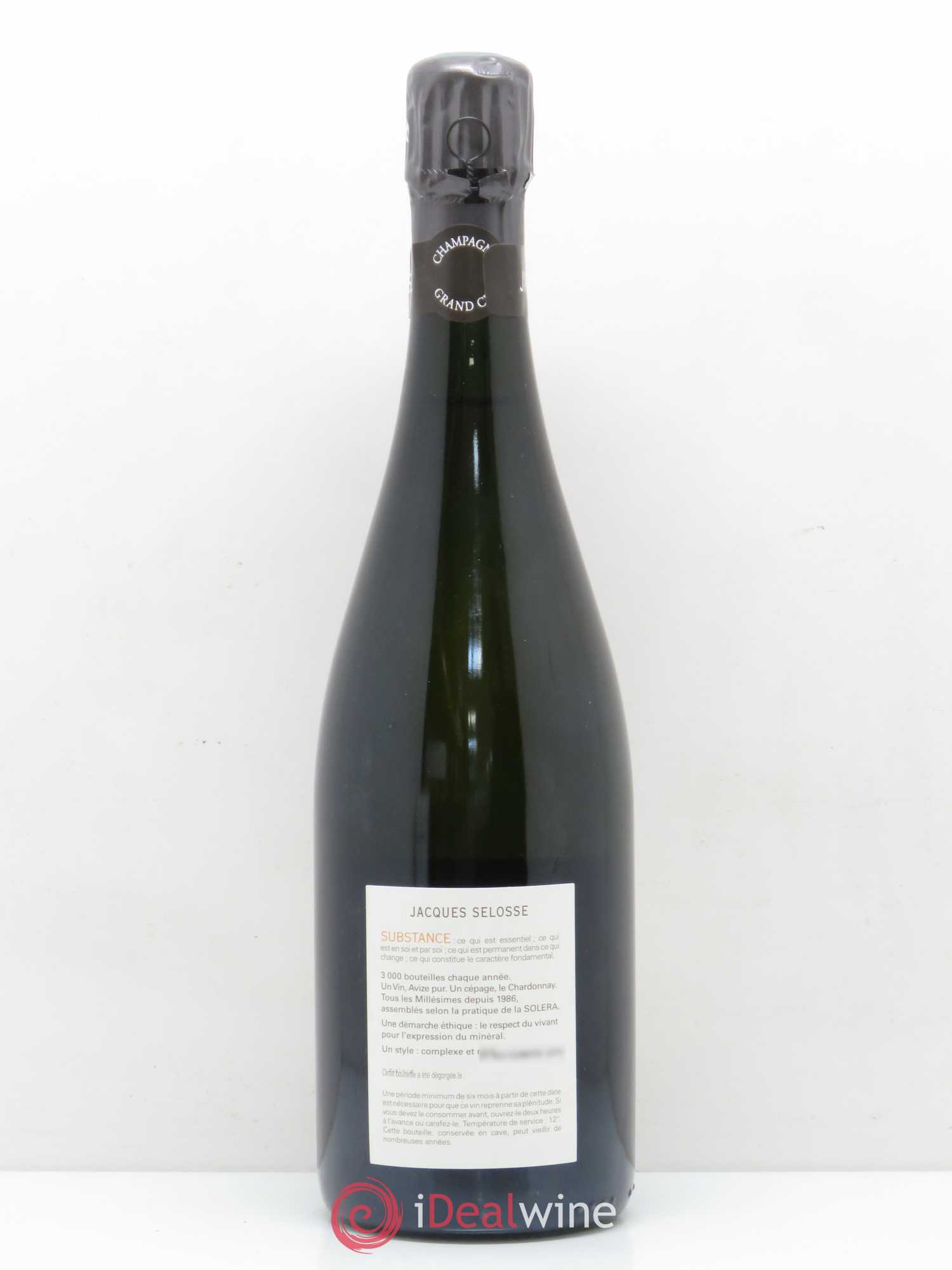 Substance Jacques Selosse - Lot de 1 bouteille - 1