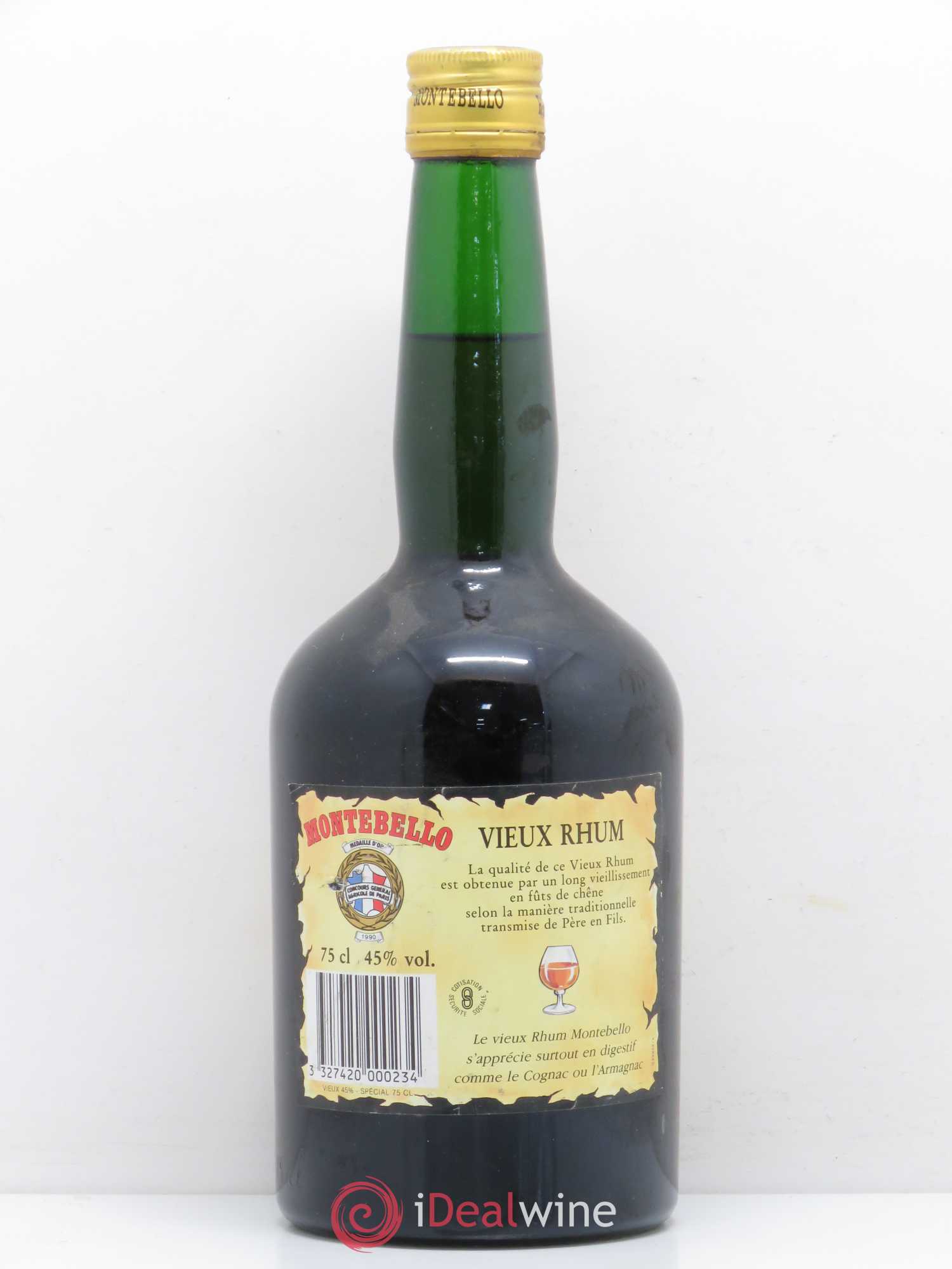 Rhum Montebello 1982 - Posten von 1 Flasche - 1