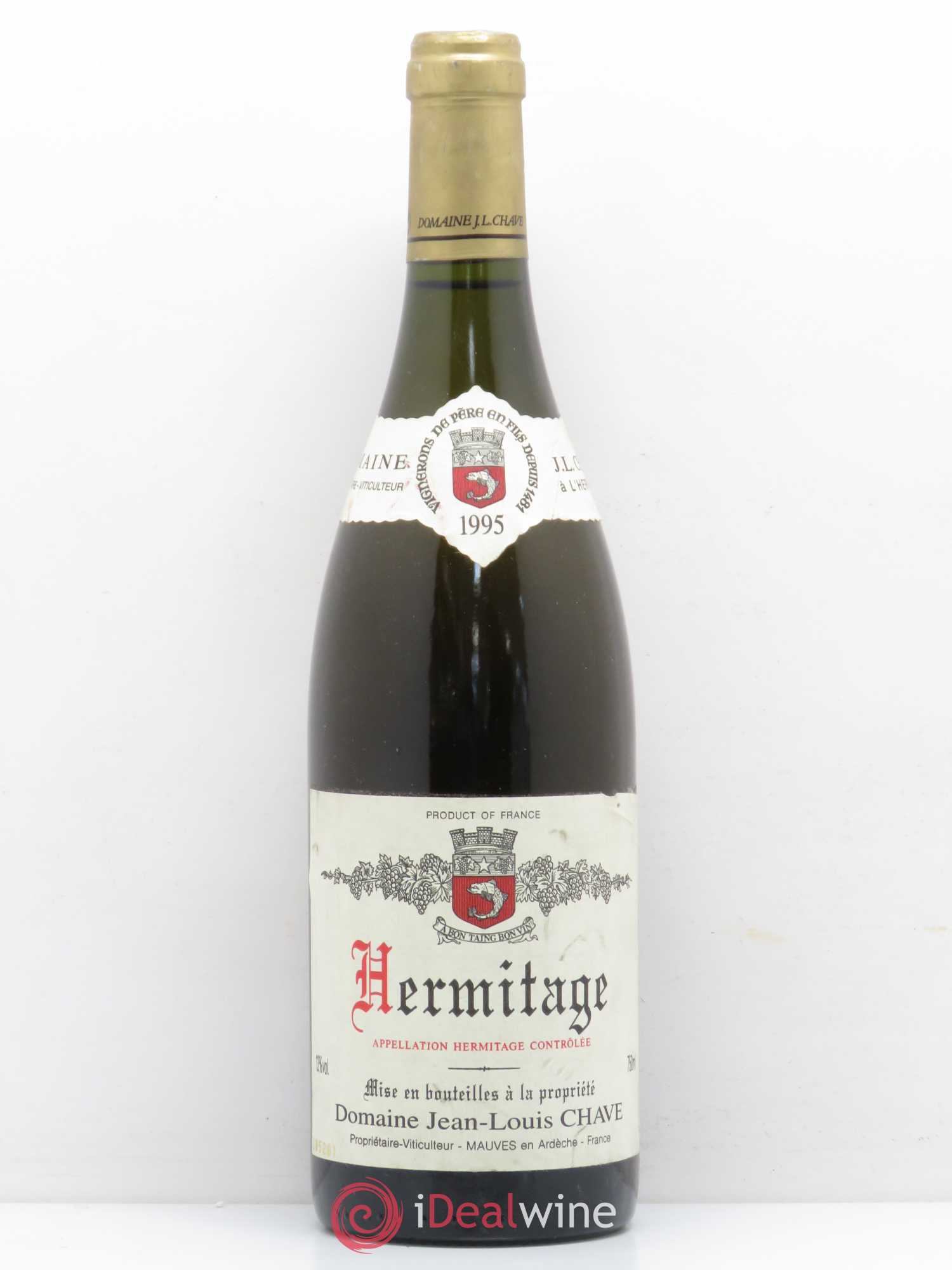 Hermitage Jean-Louis Chave 1995 - Lot de 1 bouteille - 0