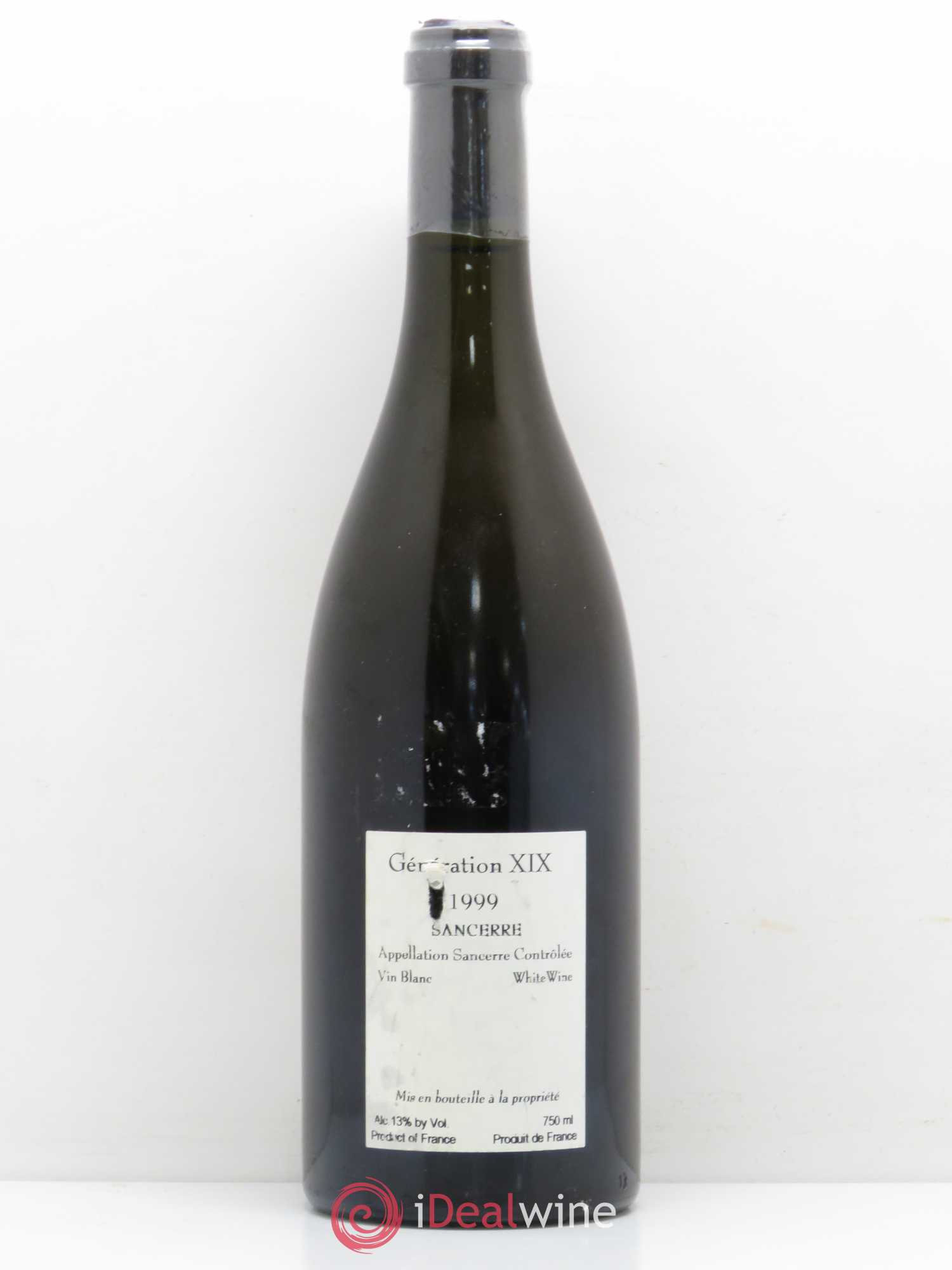 Sancerre Génération XIX Alphonse Mellot 1999 - Lot de 1 bouteille - 1