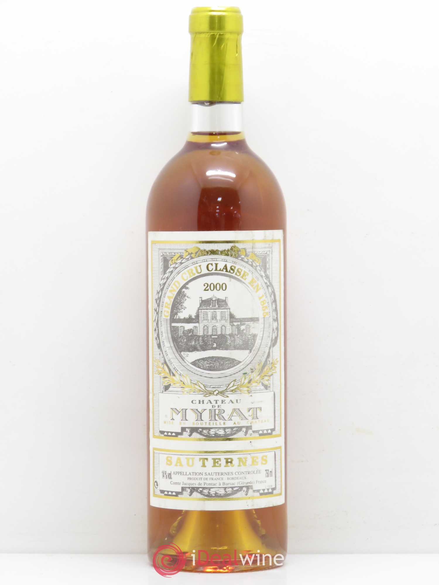 Château de Myrat 2ème Grand Cru Classé 2000 - Lotto di 1 bottiglia - 0