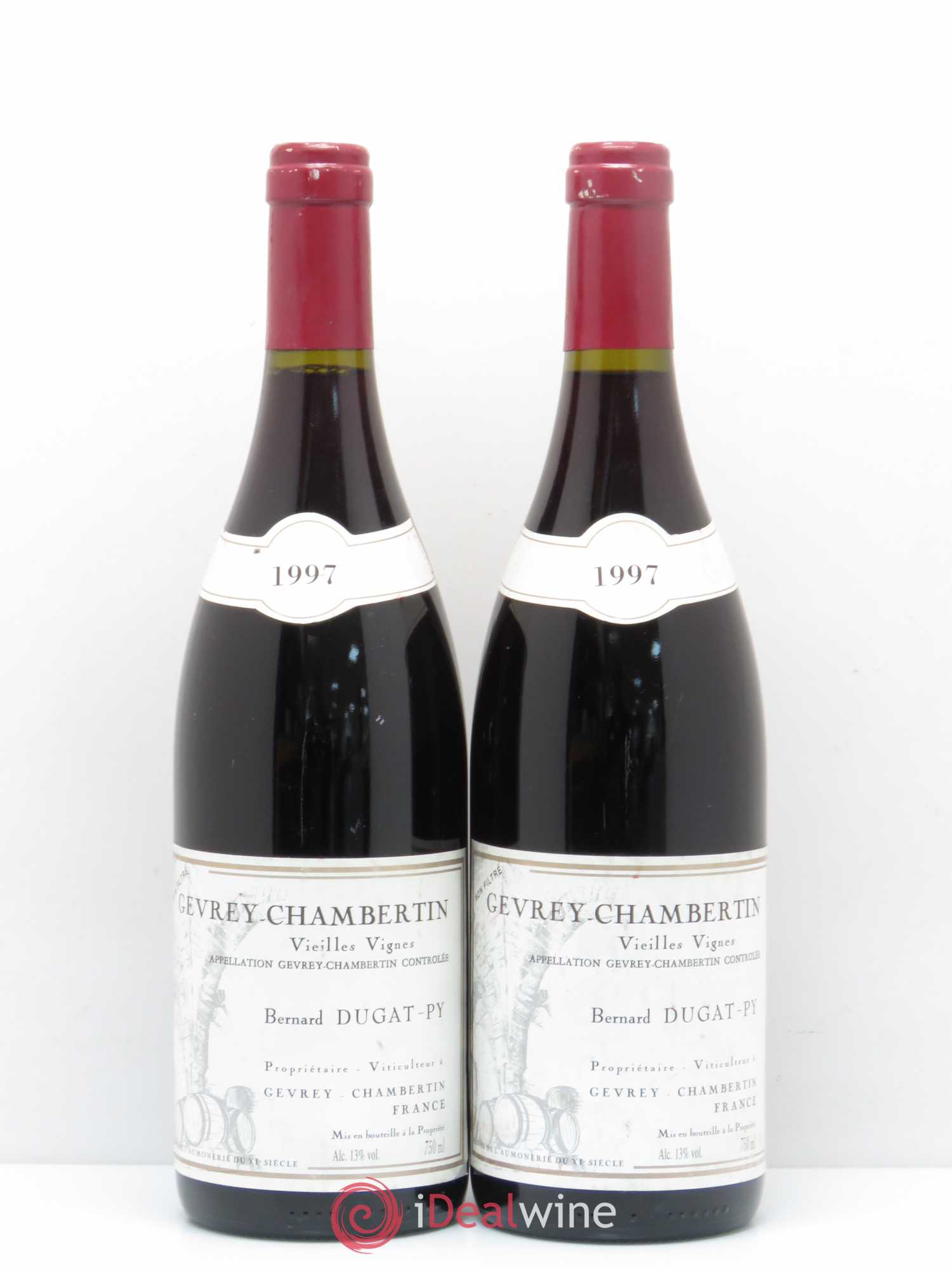 Gevrey-Chambertin Vieilles Vignes Dugat-Py Vieilles vignes 1997 - Lot de 2 bouteilles - 0
