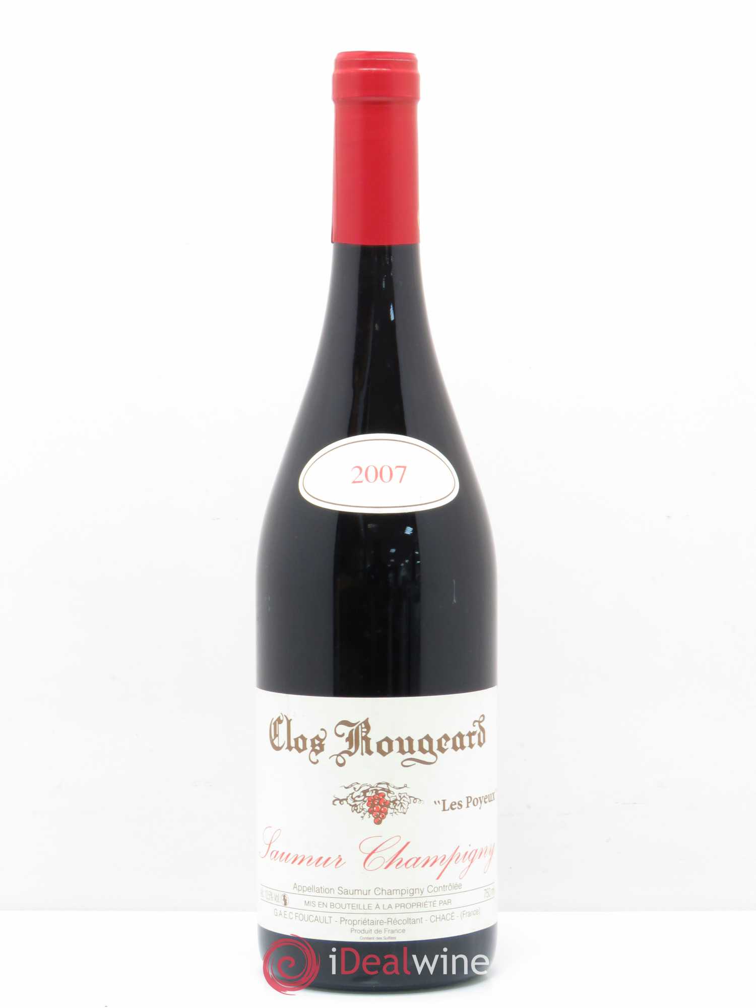 Saumur-Champigny Les Poyeux Clos Rougeard 2007 - Lot de 1 bouteille - 0