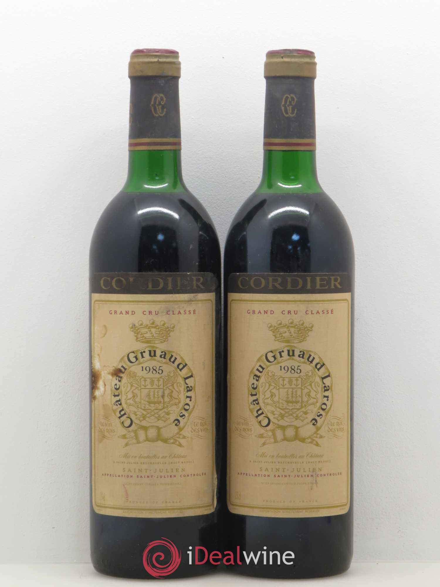 Château Gruaud Larose 2ème Grand Cru Classé 1985 - Lot de 2 bouteilles - 0