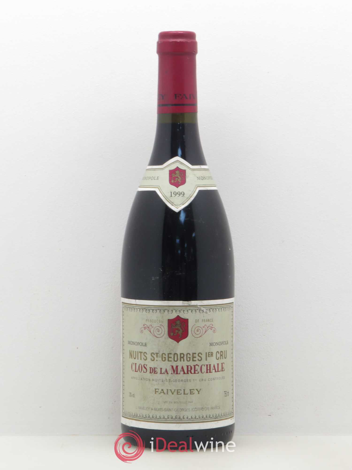Nuits-Saint-Georges 1er Cru Clos de La Marechale Domaine Faiveley 1999 - Posten von 1 Flasche - 0