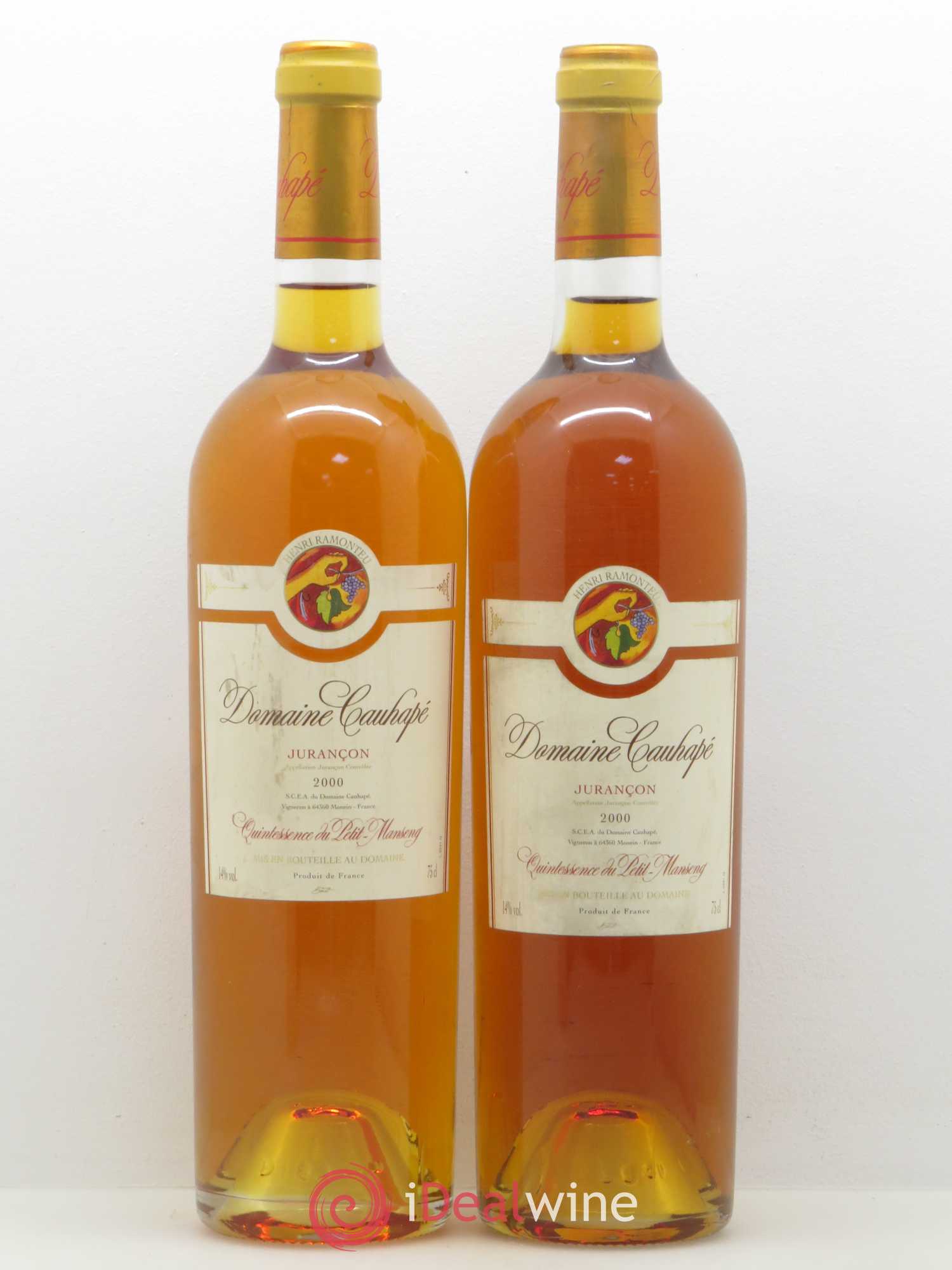 Jurançon Quintessence du Petit Manseng Cauhapé 2000 - Lotto di 2 bottiglie - 0