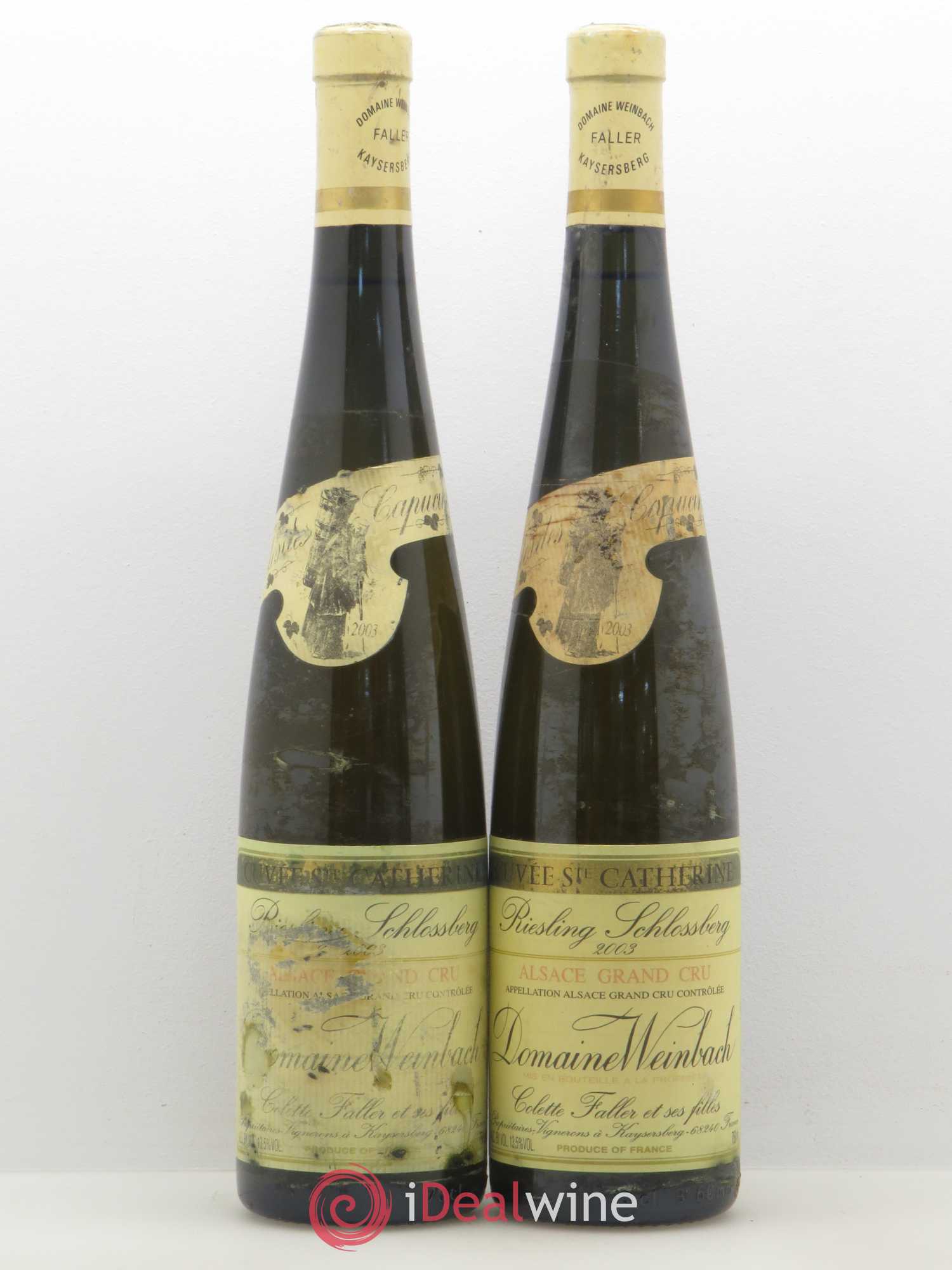 Alsace Grand Cru Schlossberg Riesling Weinbach (Domaine) 2003 - Posten von 2 Flaschen - 0