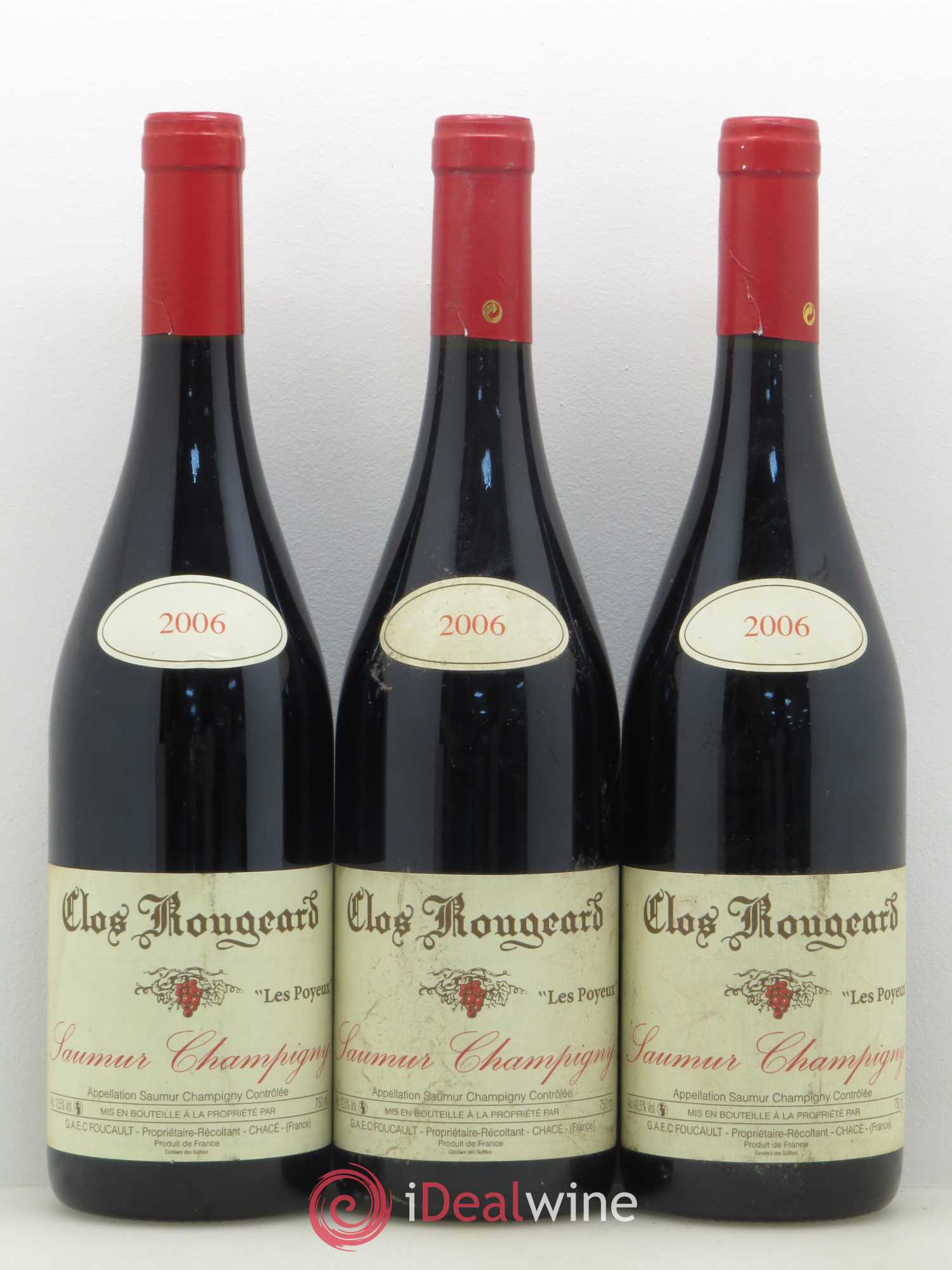 Saumur-Champigny Les Poyeux Clos Rougeard 2006 - Lot de 3 bouteilles - 0