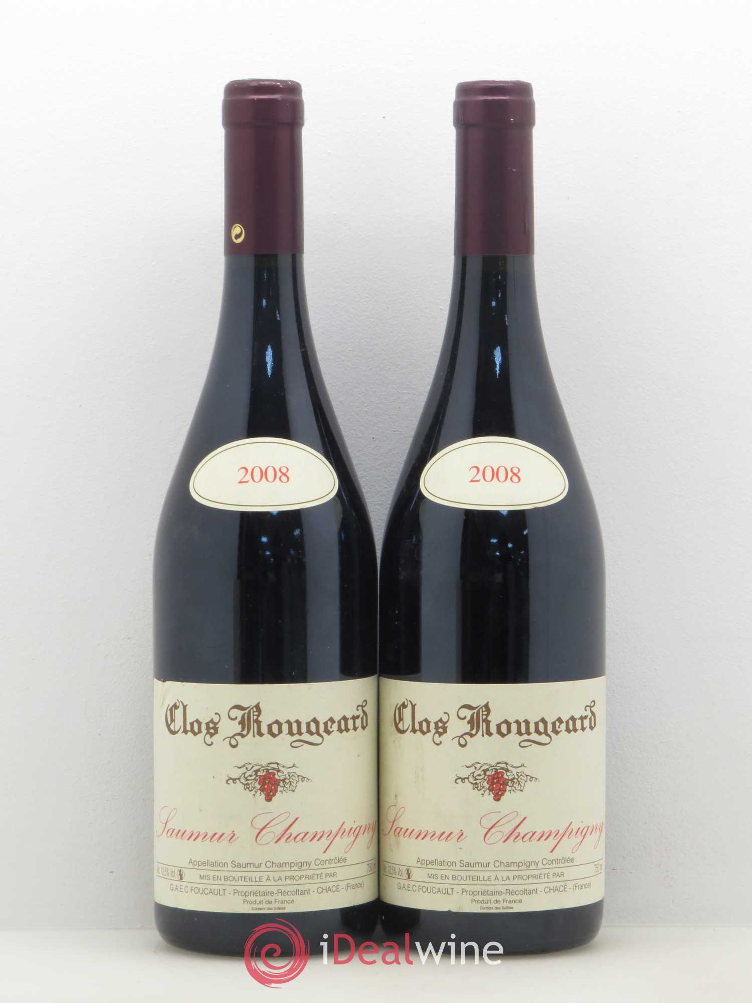Saumur-Champigny Clos Rougeard 2008 - Lot de 2 bouteilles - 0