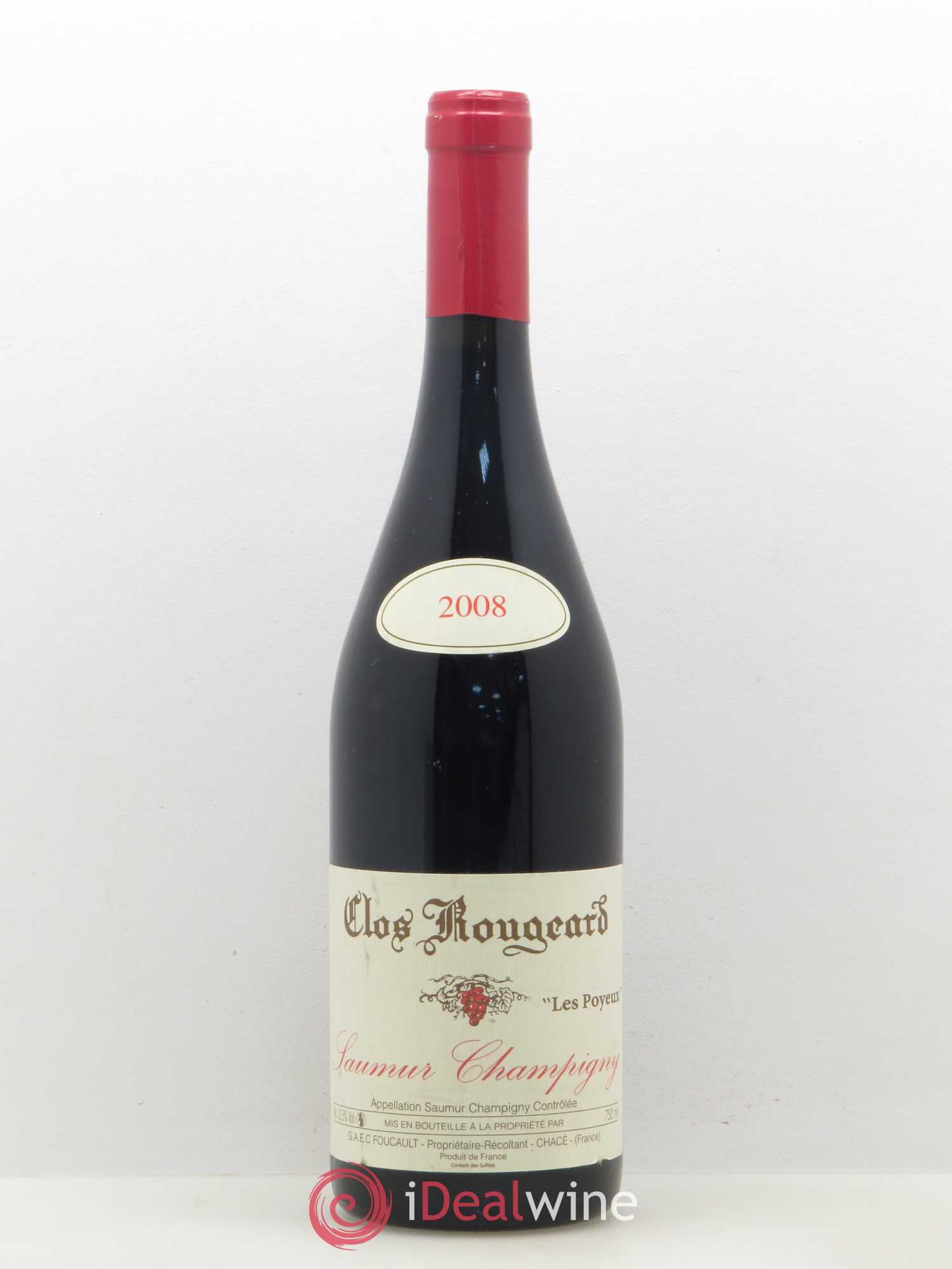 Saumur-Champigny Les Poyeux Clos Rougeard 2008 - Lot de 1 bouteille - 0