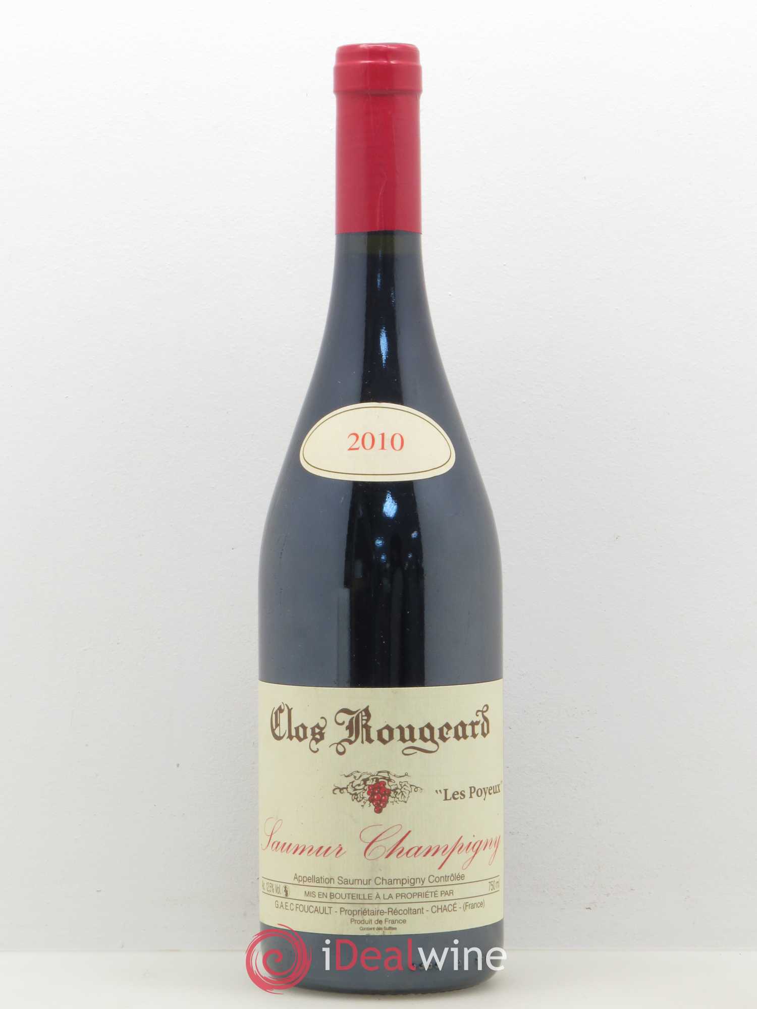 Saumur-Champigny Les Poyeux Clos Rougeard 2010 - Lot de 1 bouteille - 0