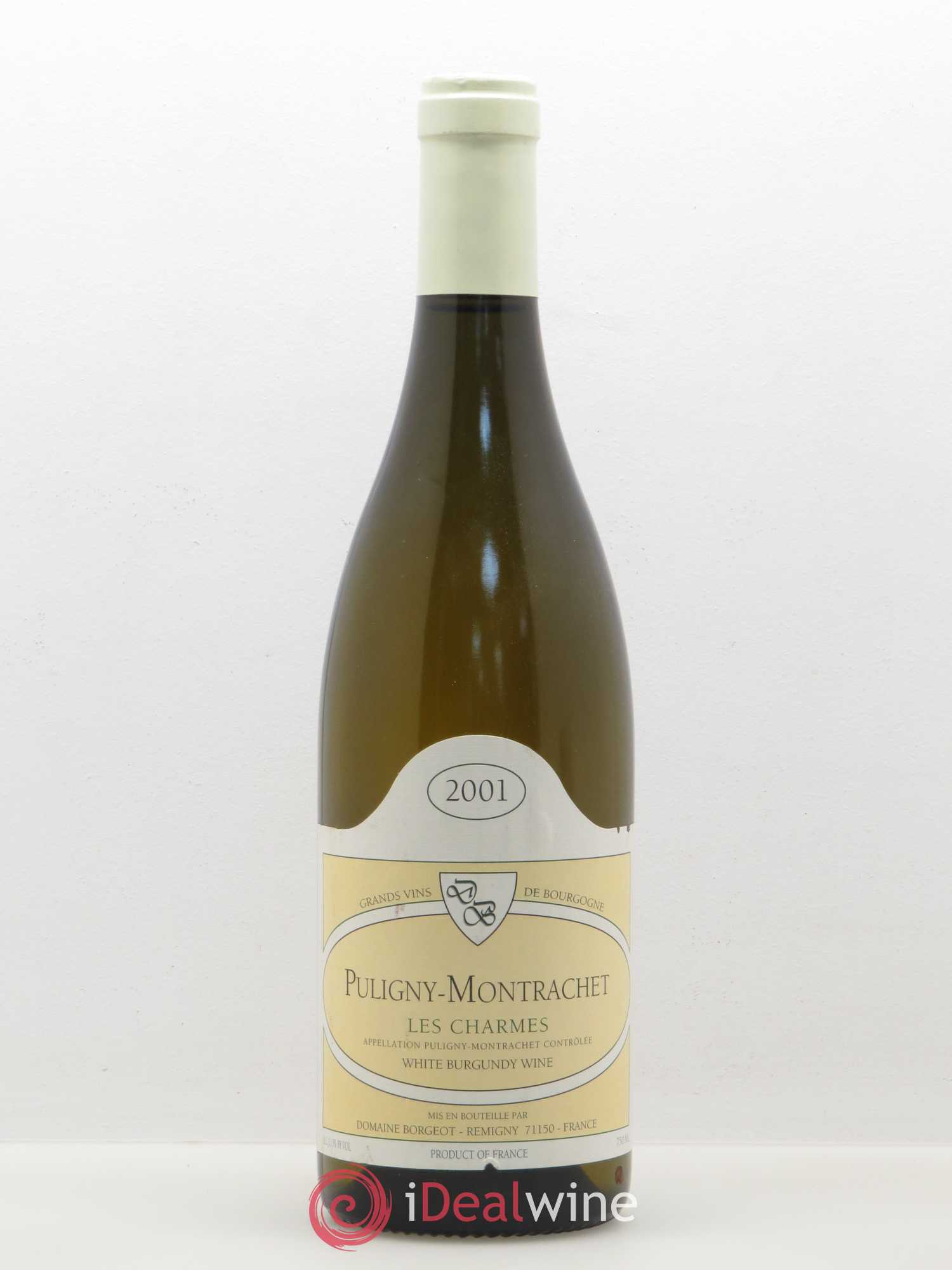 Puligny-Montrachet Les Charmes Domaine Borgeot 2001 - Lot de 1 bouteille - 0