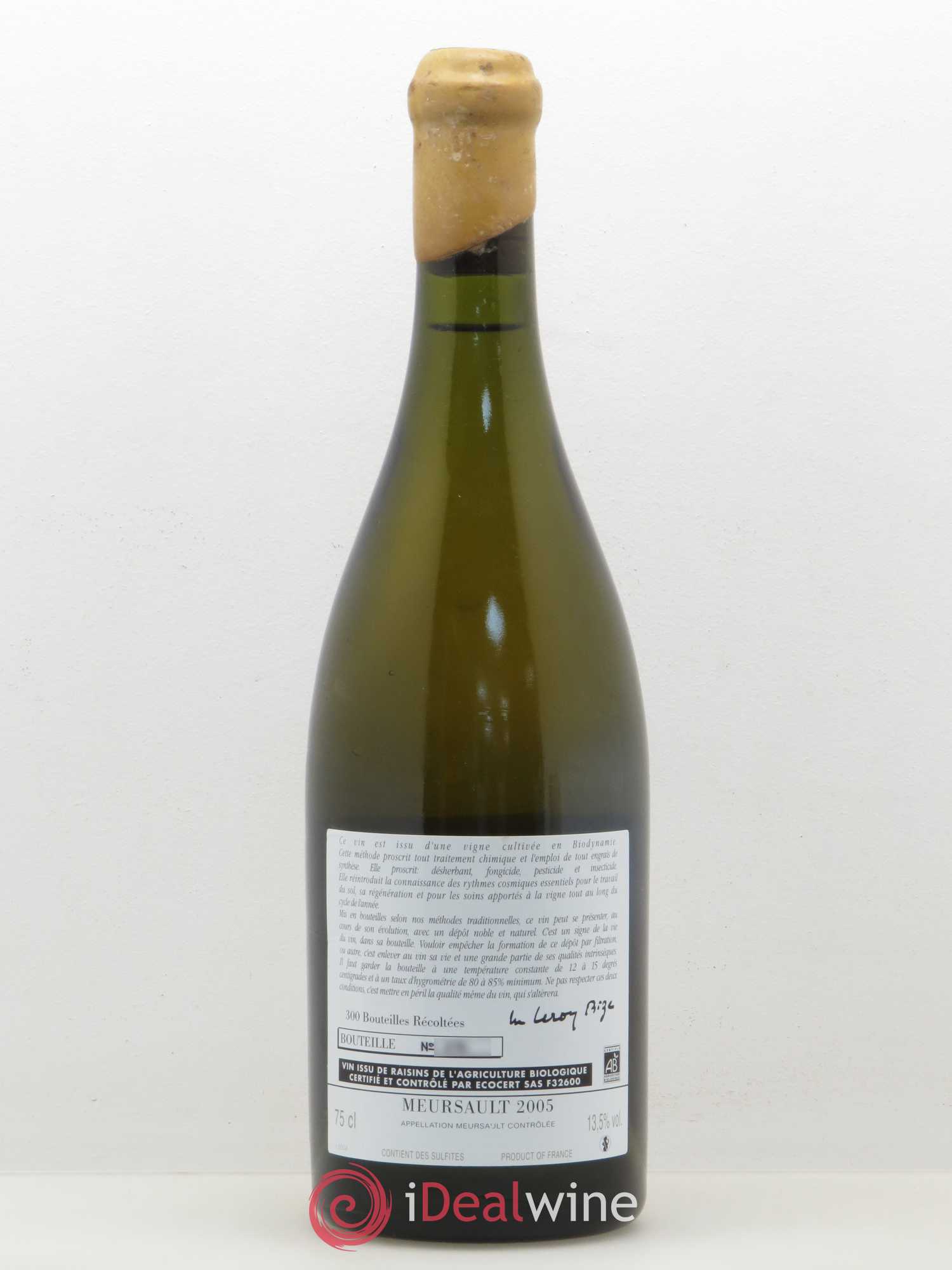 Meursault Domaine D'Auvenay 2005 - Posten von 1 Flasche - 1