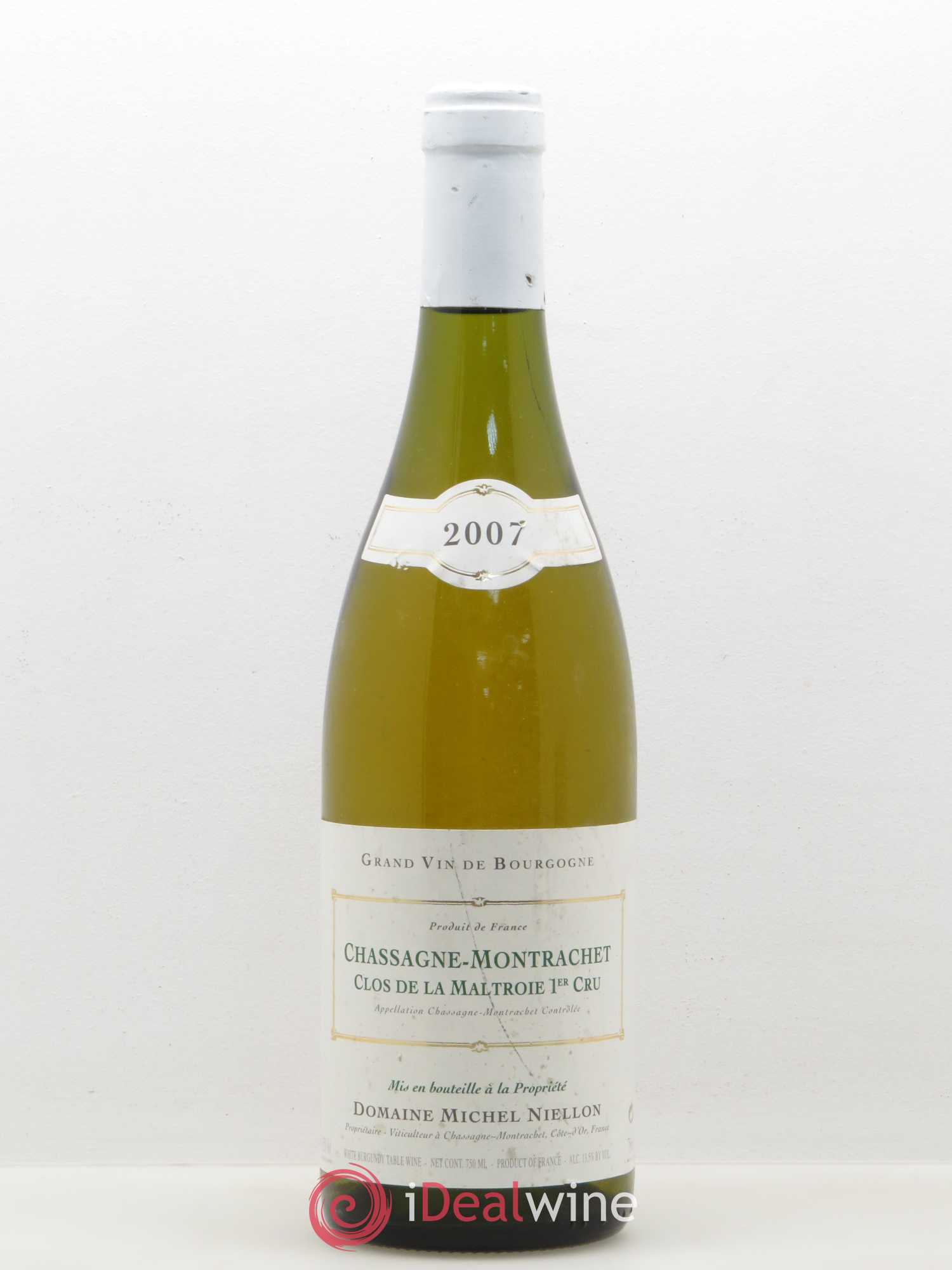 Chassagne-Montrachet 1er Cru Clos de la Maltroie Michel Niellon (Domaine) 2007 - Lot de 1 bouteille - 0