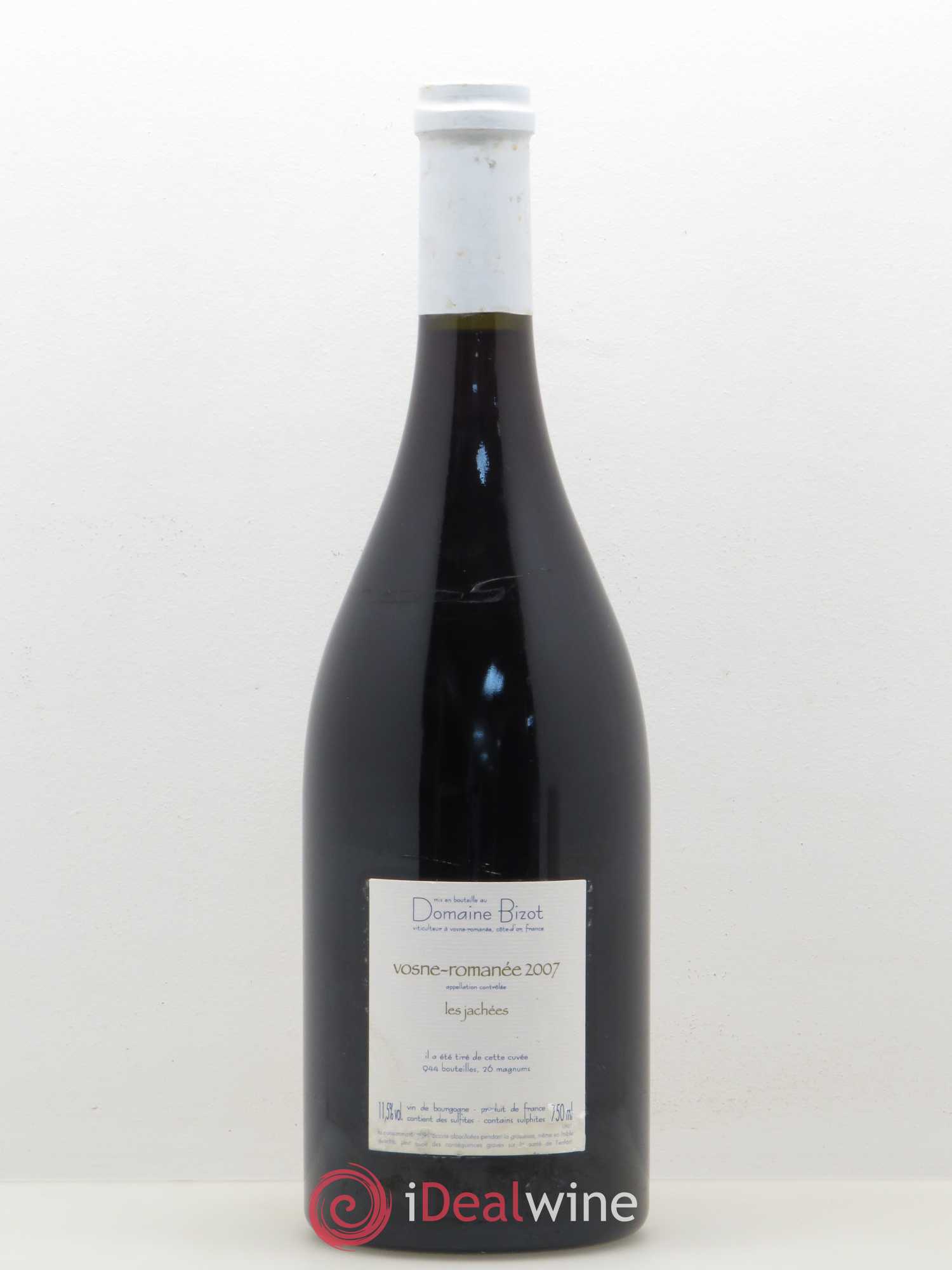 Vosne-Romanée Les Jachées J-Y.Bizot 2007 - Posten von 1 Flasche - 1