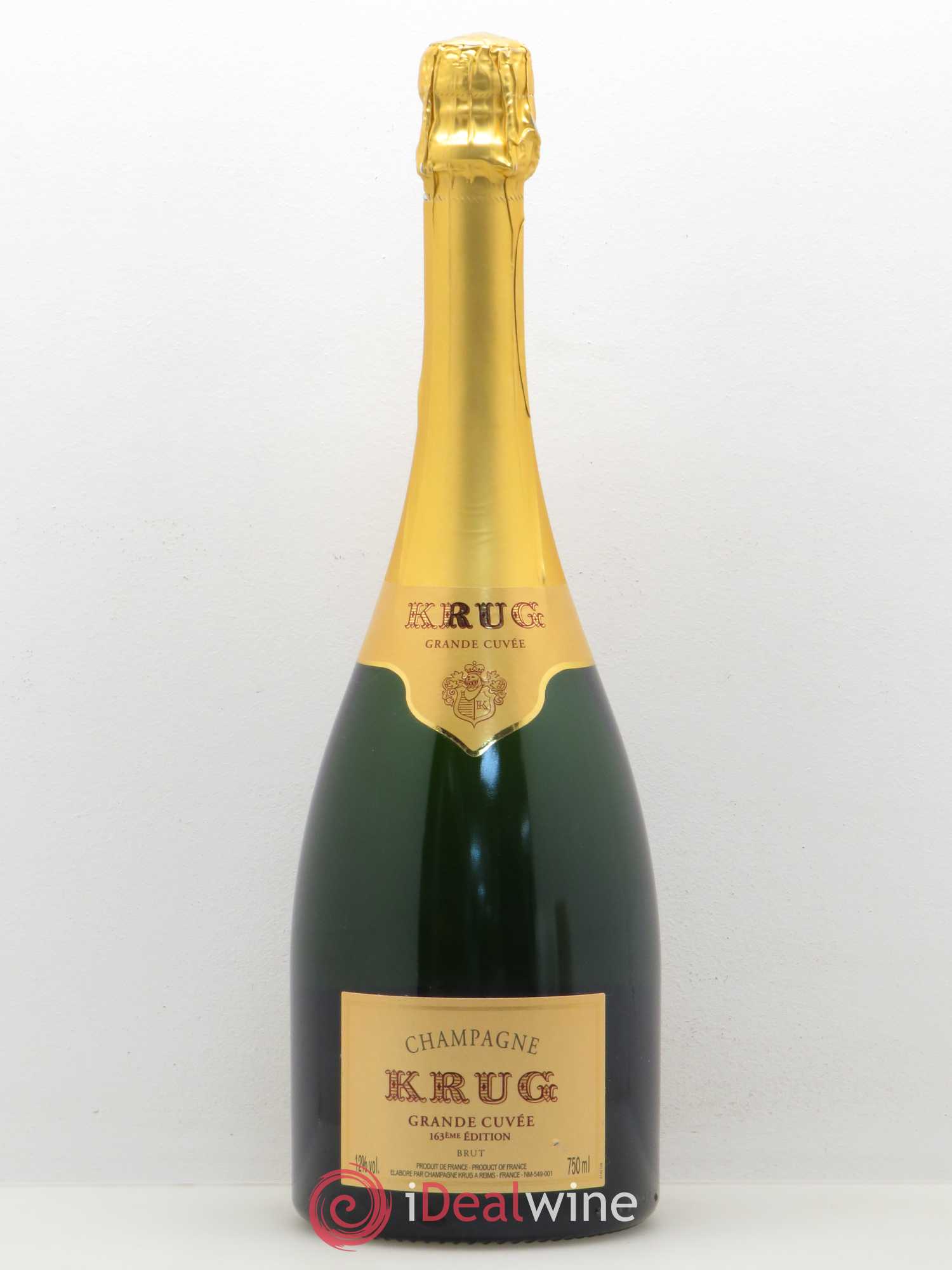 Grande Cuvée Brut Krug 163ème édition - Lot de 1 bouteille - 0