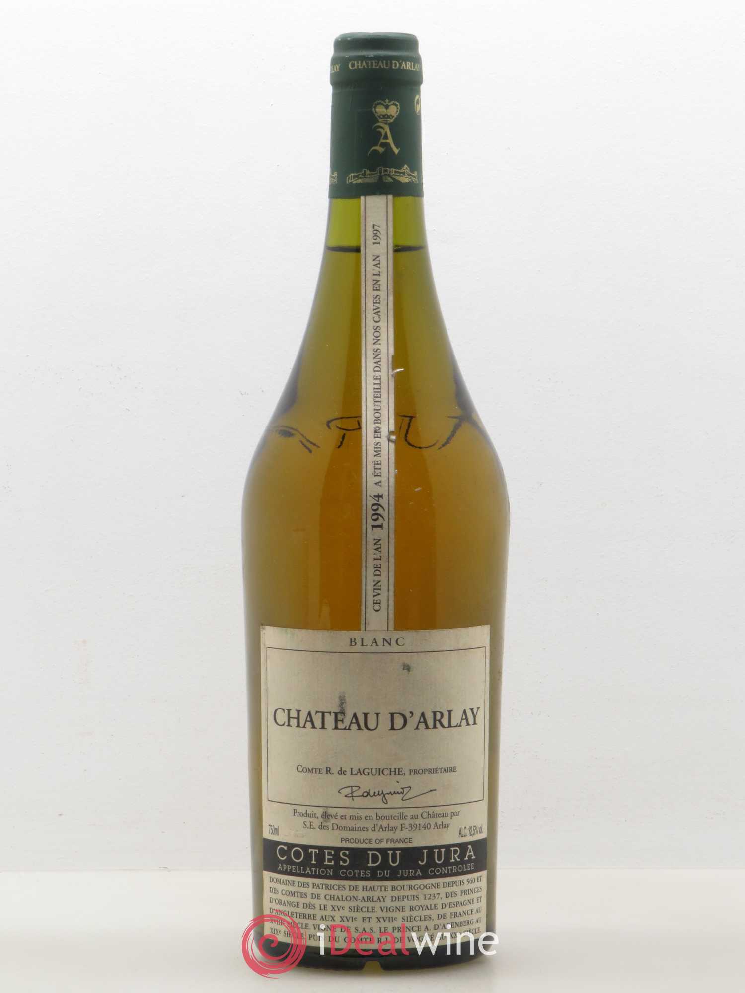 Côtes du Jura Blanc Tradition Château d'Arlay 1994 - Lot de 1 bouteille - 0
