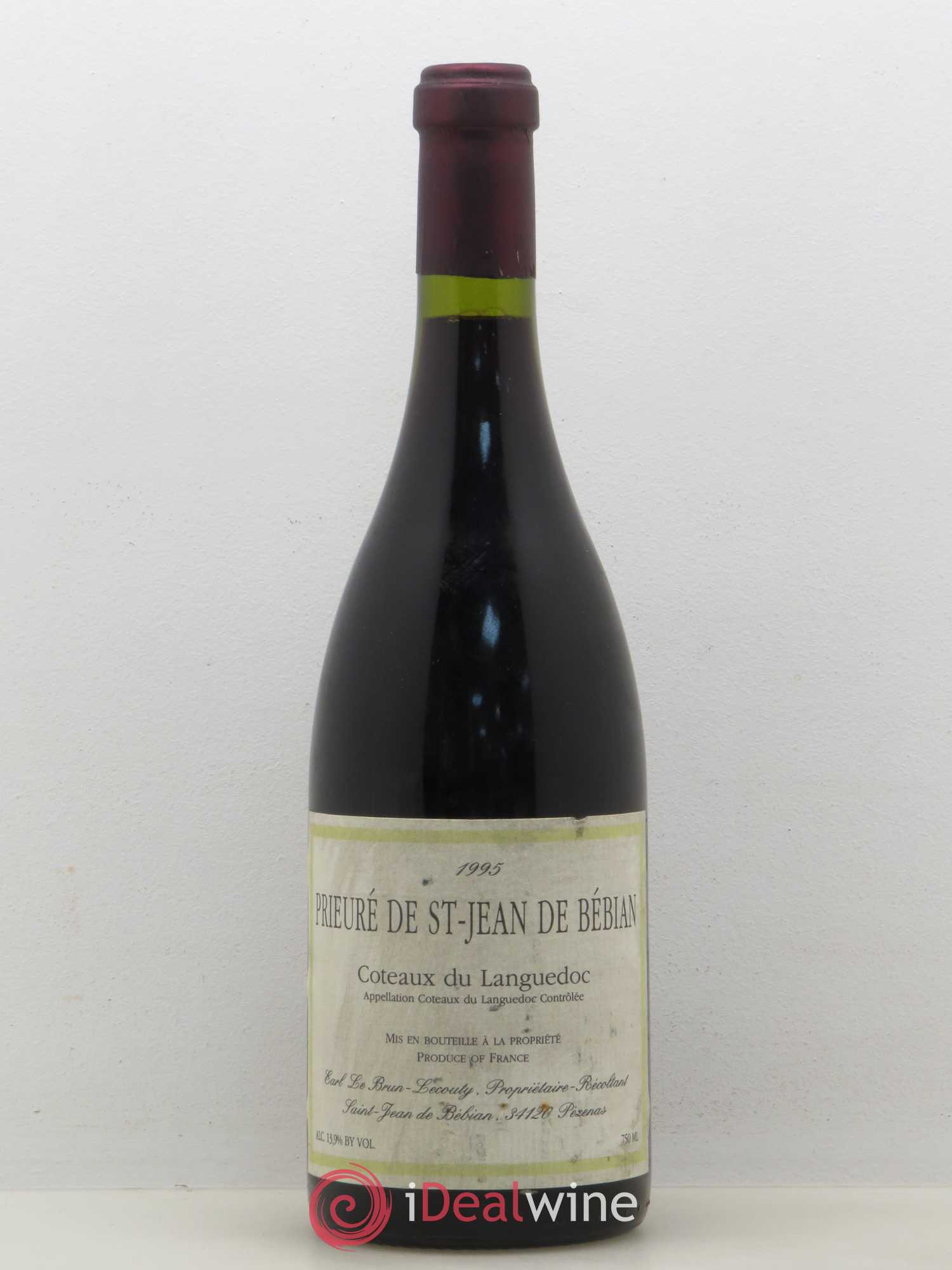 Languedoc Prieuré St-Jean de Bébian 1995 - Lot de 1 bouteille - 0