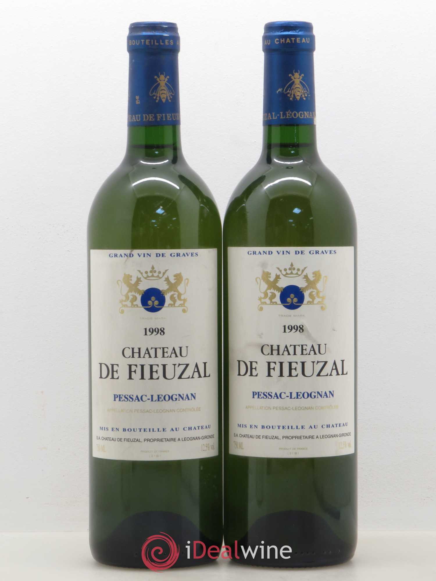Château de Fieuzal 1998 - Lot de 2 bouteilles - 0